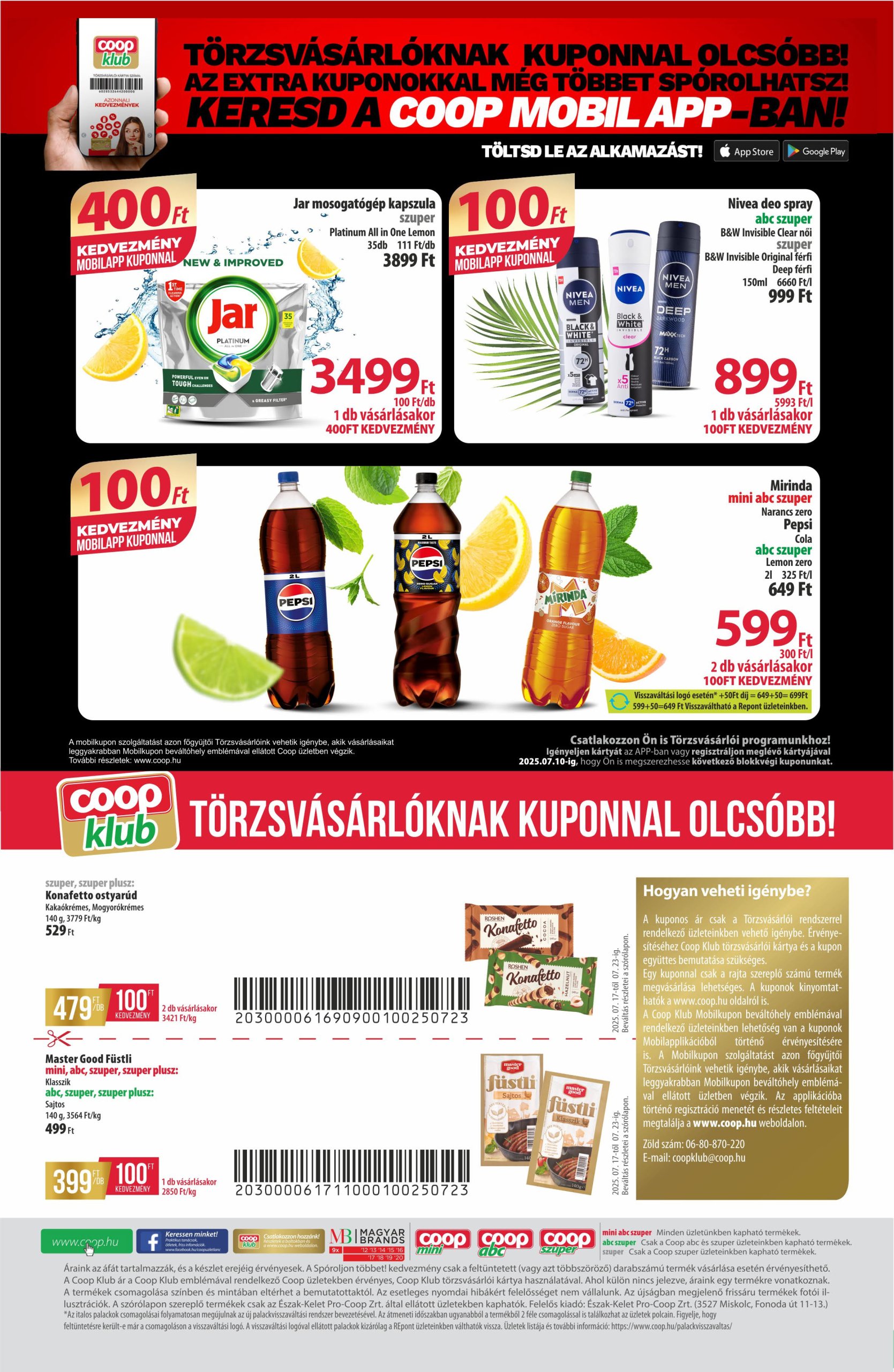 coop - Coop - Észak-Kelet akciós újság, érvényes 07.17. - 07.23. - page: 12