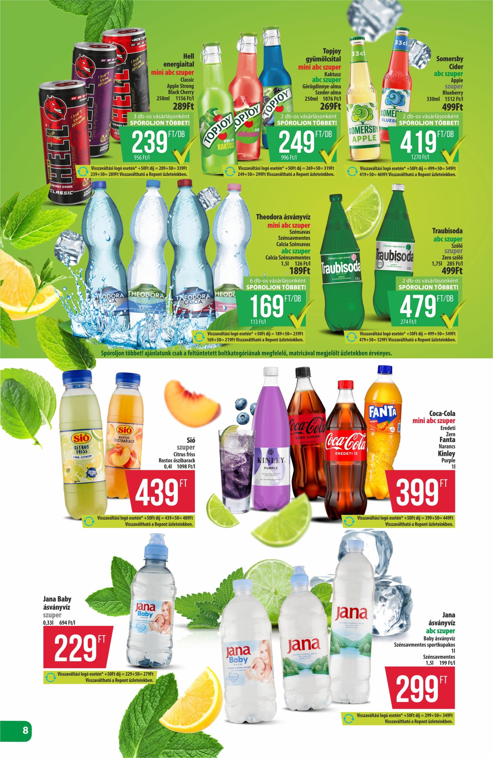 coop - Coop - Észak-Kelet akciós újság, érvényes 07.17. - 07.23. - page: 8
