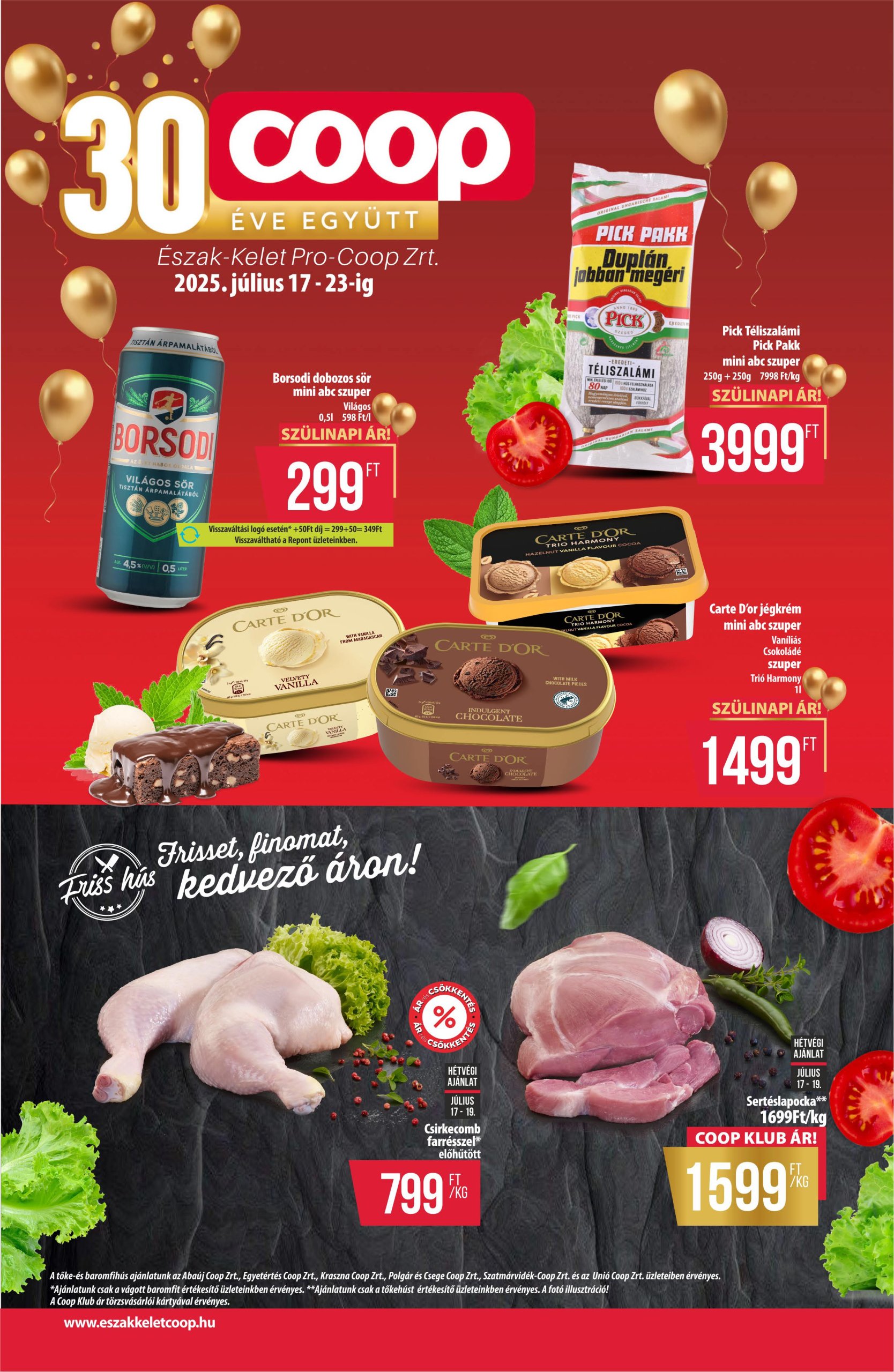coop - Coop - Észak-Kelet akciós újság, érvényes 07.17. - 07.23.