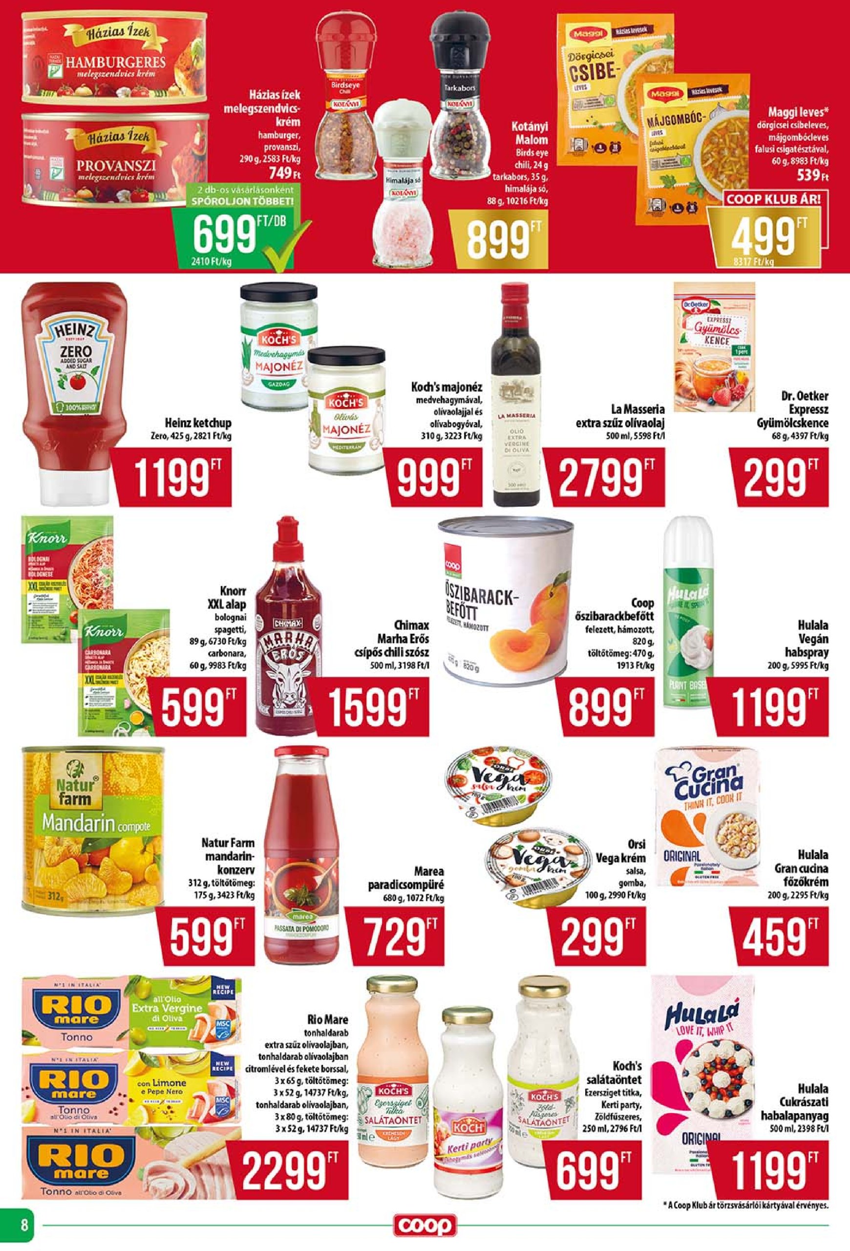 coop - Coop - Szuper Plusz akciós újság, érvényes 07.17. - 07.23. - page: 8