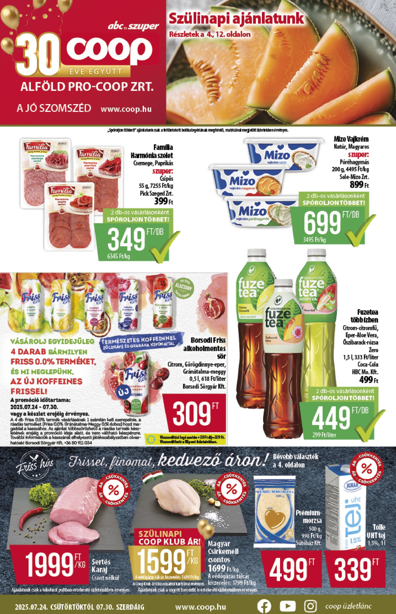 coop - Coop - Alföld akciós újság, érvényes 07.24. - 07.30.