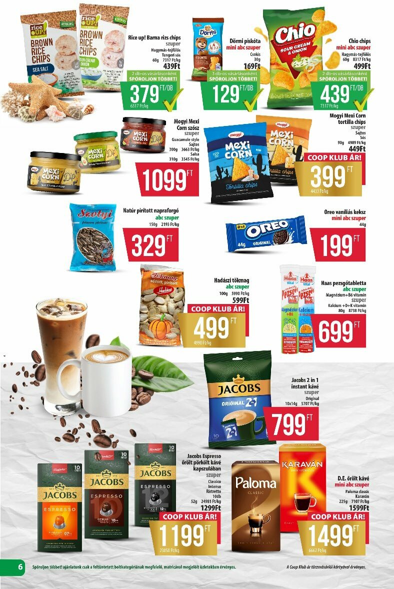 coop - Coop - Észak-Kelet akciós újság, érvényes 08.14. - 08.19. - page: 6