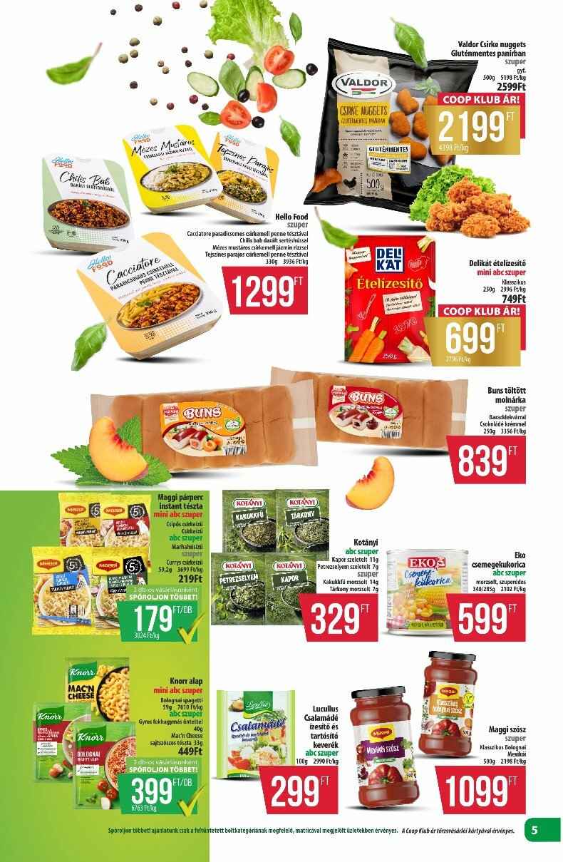 coop - Coop - Észak-Kelet akciós újság, érvényes 08.14. - 08.19. - page: 5