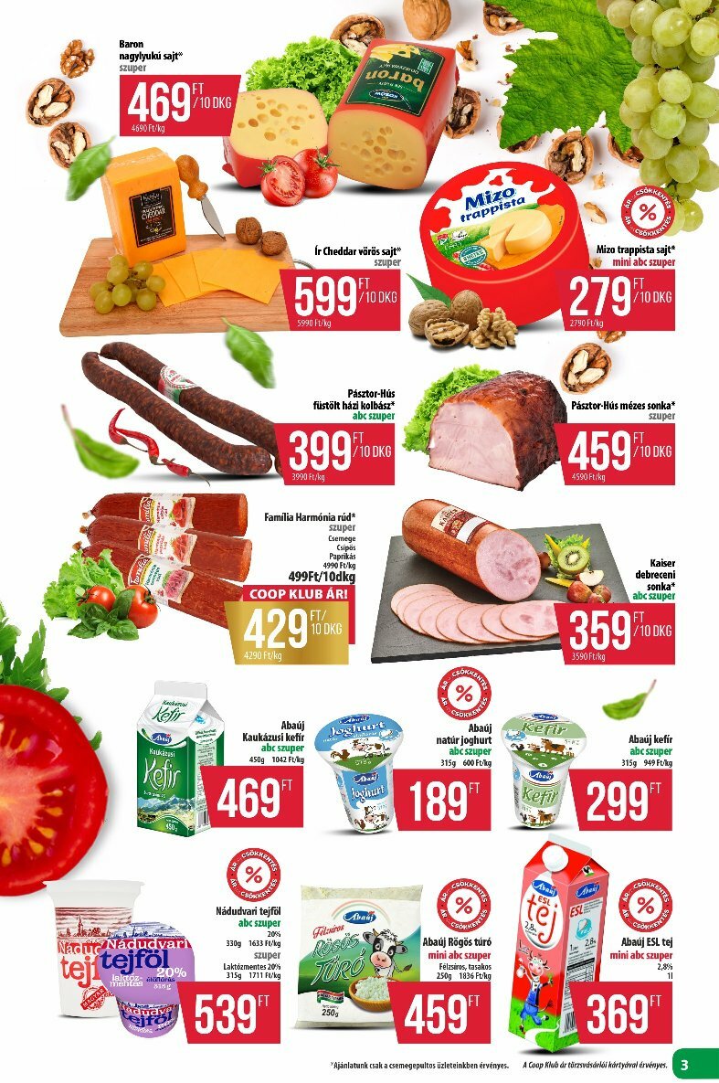 coop - Coop - Észak-Kelet akciós újság, érvényes 08.14. - 08.19. - page: 3