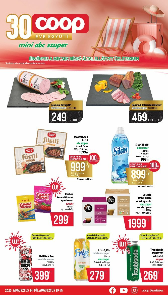 coop - Coop - Mecsek akciós újság, érvényes 08.14. - 08.19.