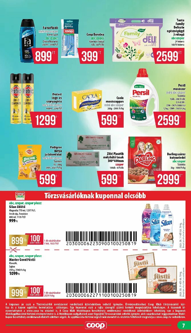 coop - Coop - Nyírzem/Szabolcs Coop akciós újság, érvényes 08.14. - 08.19. - page: 7