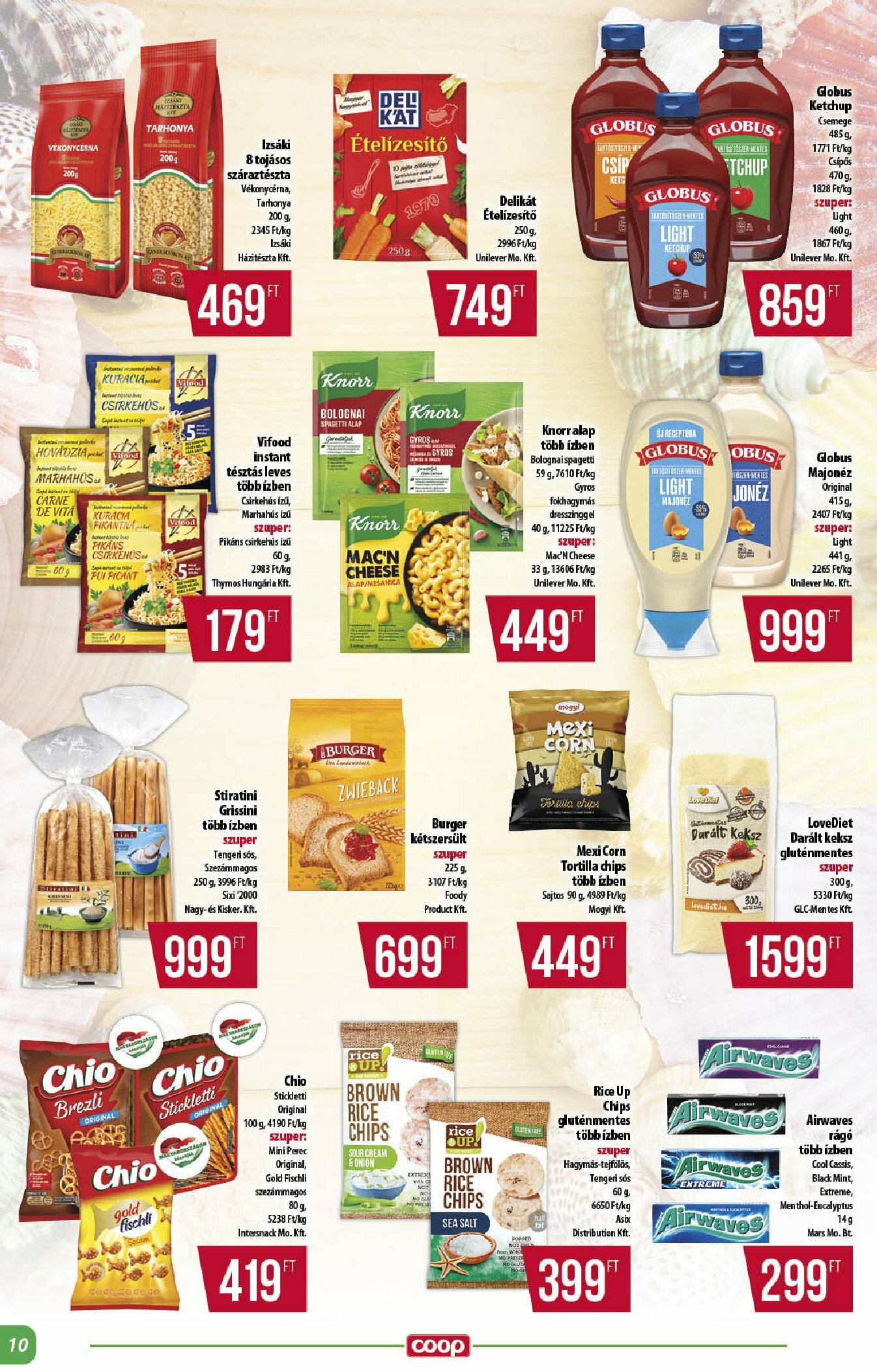 coop - Coop - Alföld akciós újság, érvényes 08.21. - 09.03. - page: 10