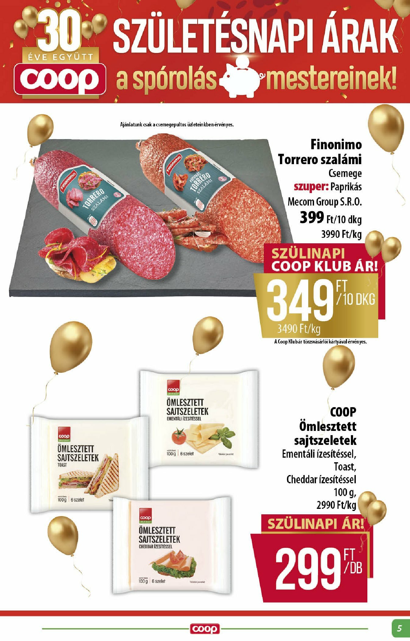 coop - Coop - Alföld akciós újság, érvényes 08.21. - 09.03. - page: 5