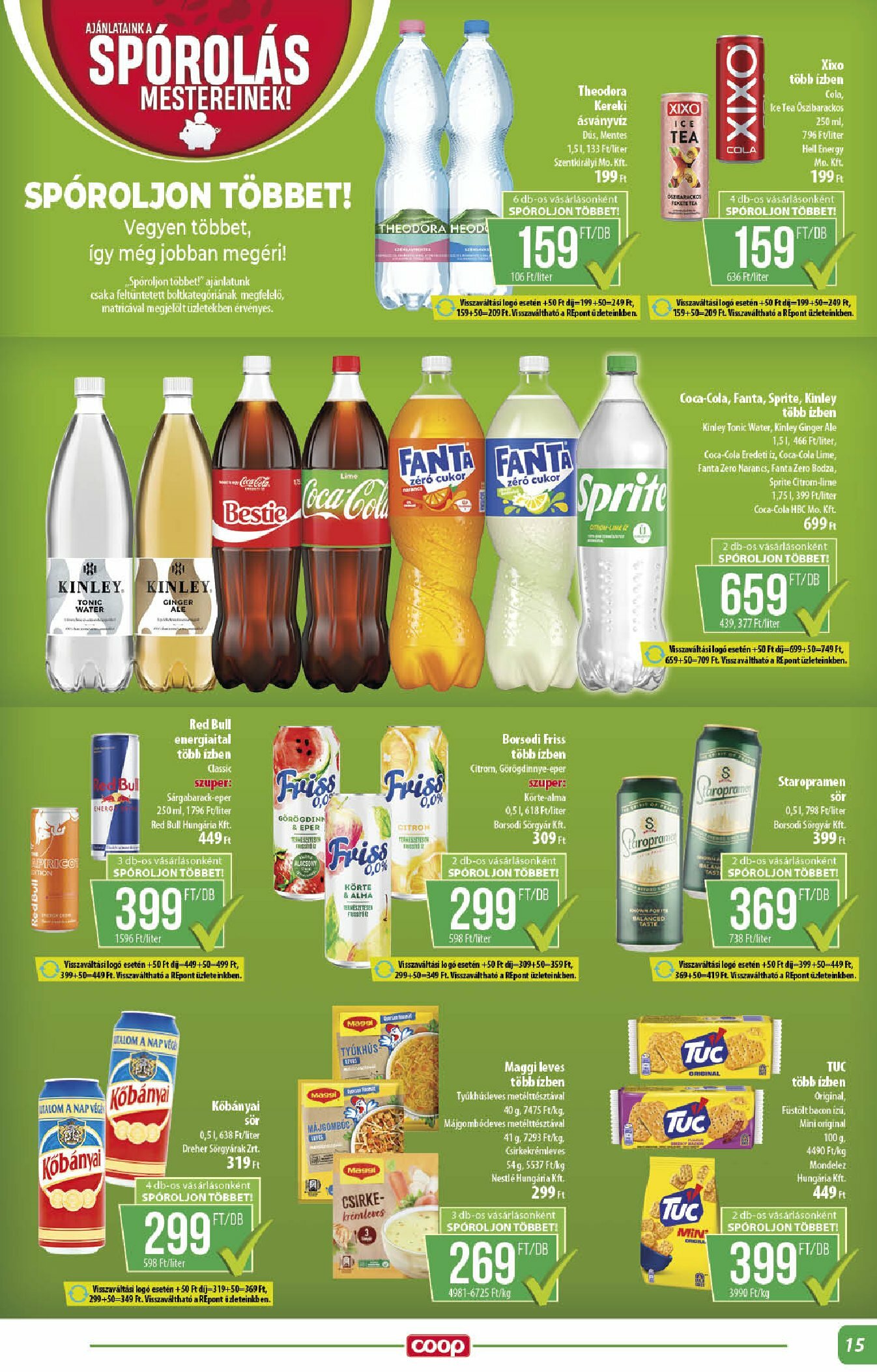 coop - Coop - Alföld akciós újság, érvényes 08.21. - 09.03. - page: 15