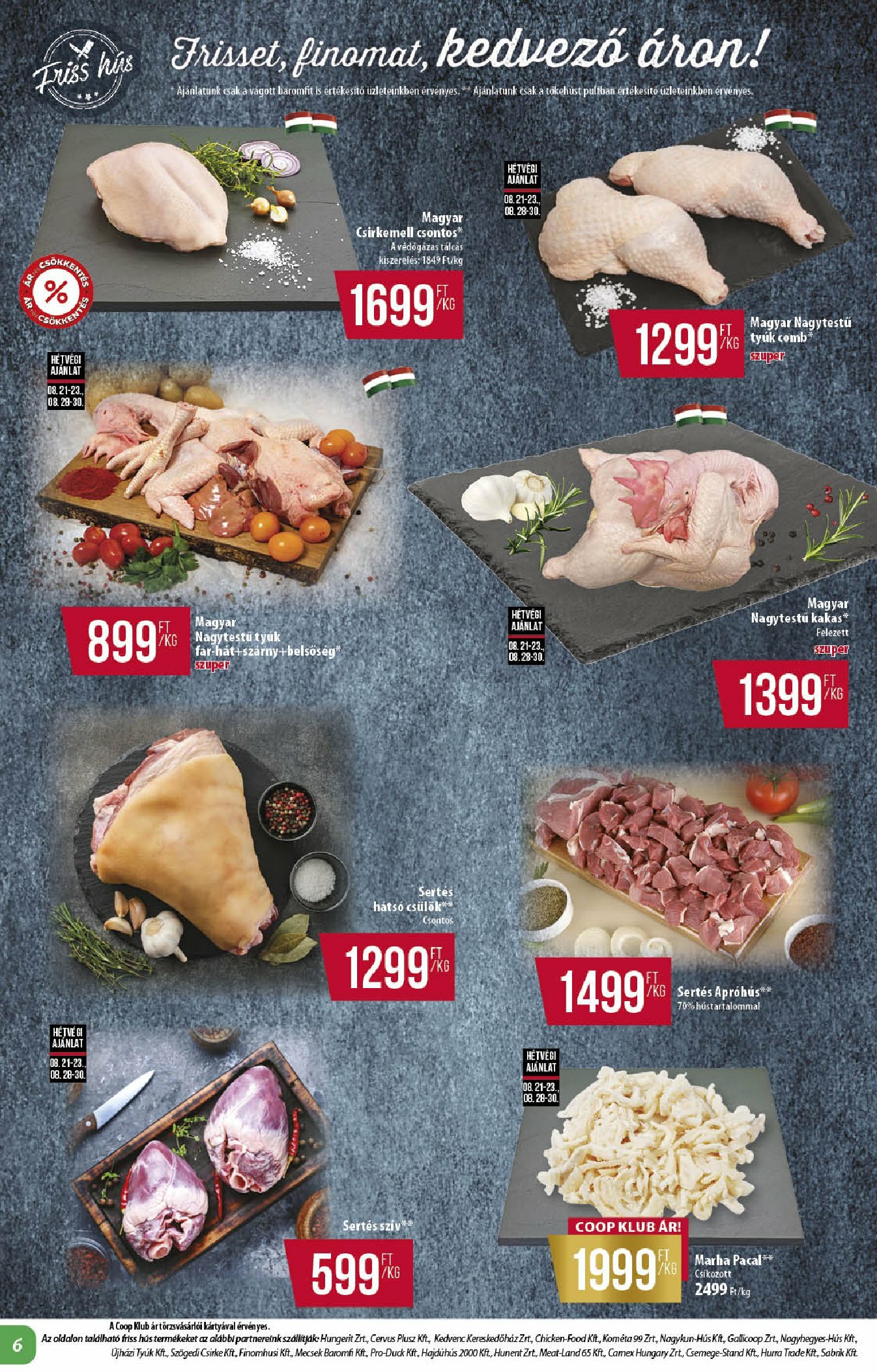 coop - Coop - Alföld akciós újság, érvényes 08.21. - 09.03. - page: 6