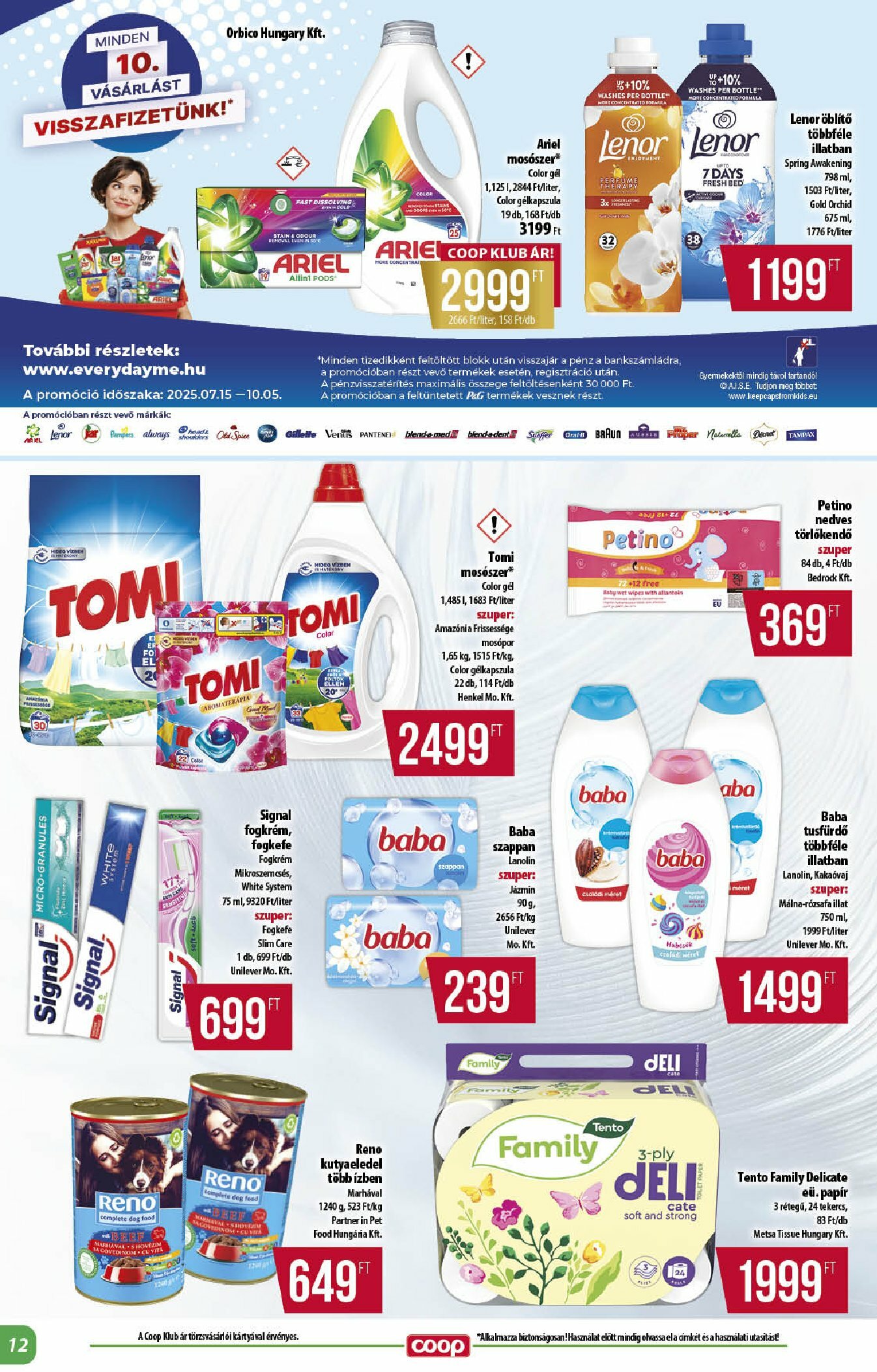 coop - Coop - Alföld akciós újság, érvényes 08.21. - 09.03. - page: 12