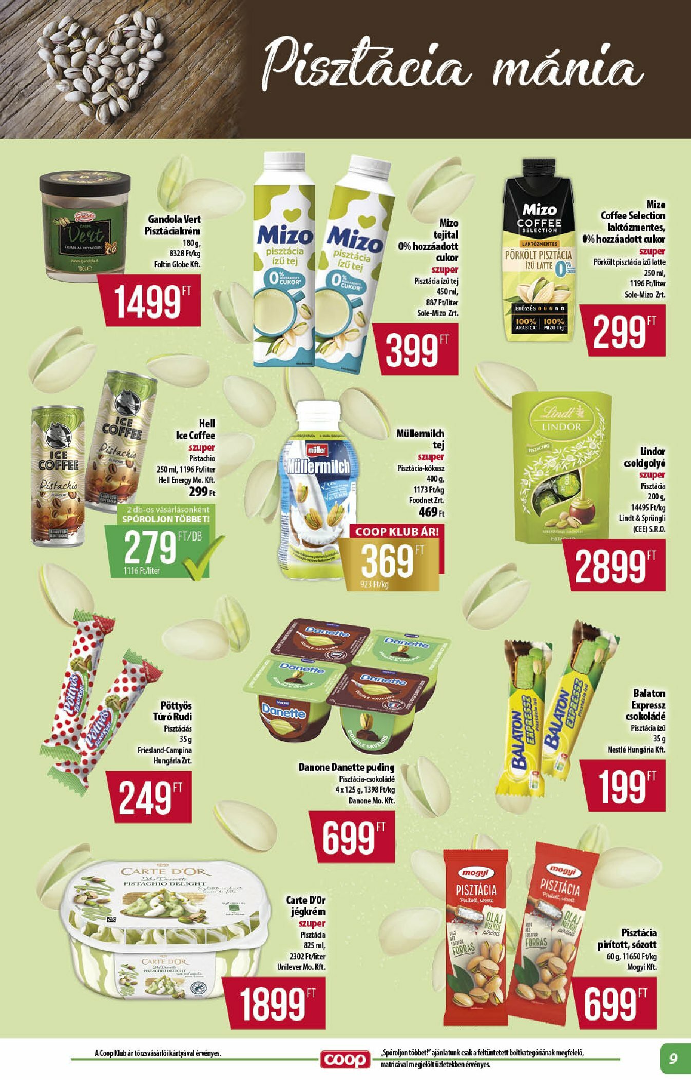 coop - Coop - Alföld akciós újság, érvényes 08.21. - 09.03. - page: 9