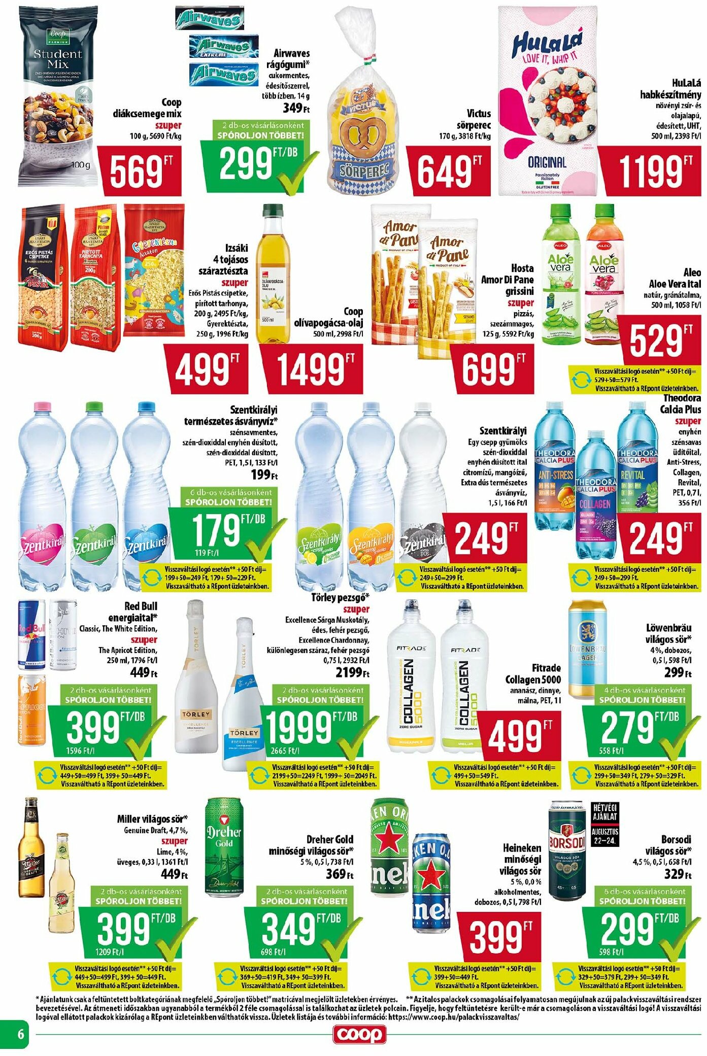 coop - Coop - Tisza - Abc-Szuper akciós újság, érvényes 08.21. - 08.27. - page: 6
