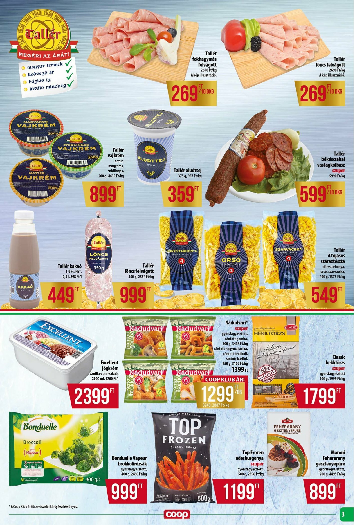 coop - Coop - Tisza - Abc-Szuper akciós újság, érvényes 08.21. - 08.27. - page: 3