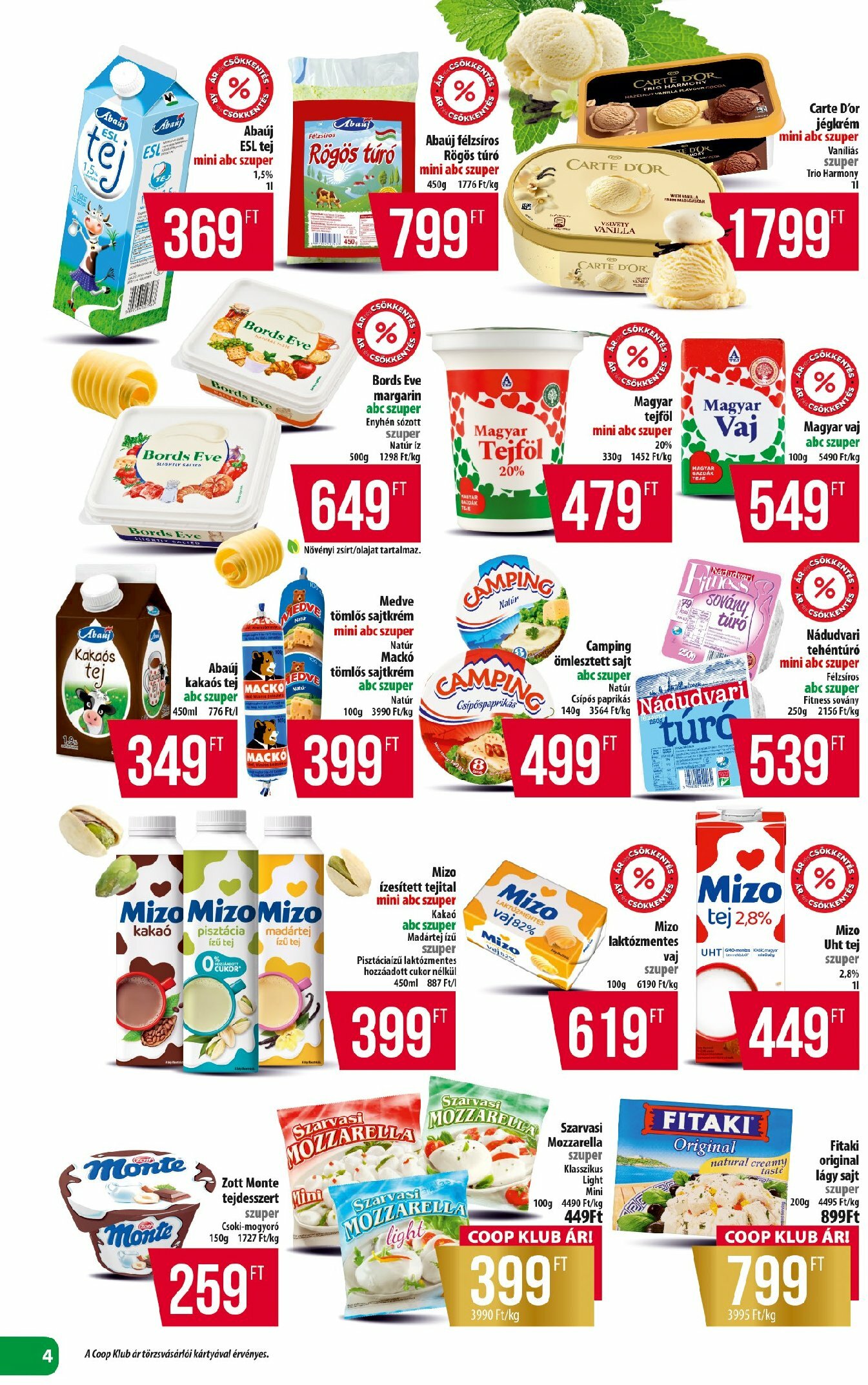 coop - Coop - Észak-Kelet akciós újság, érvényes 08.21. - 08.27. - page: 4