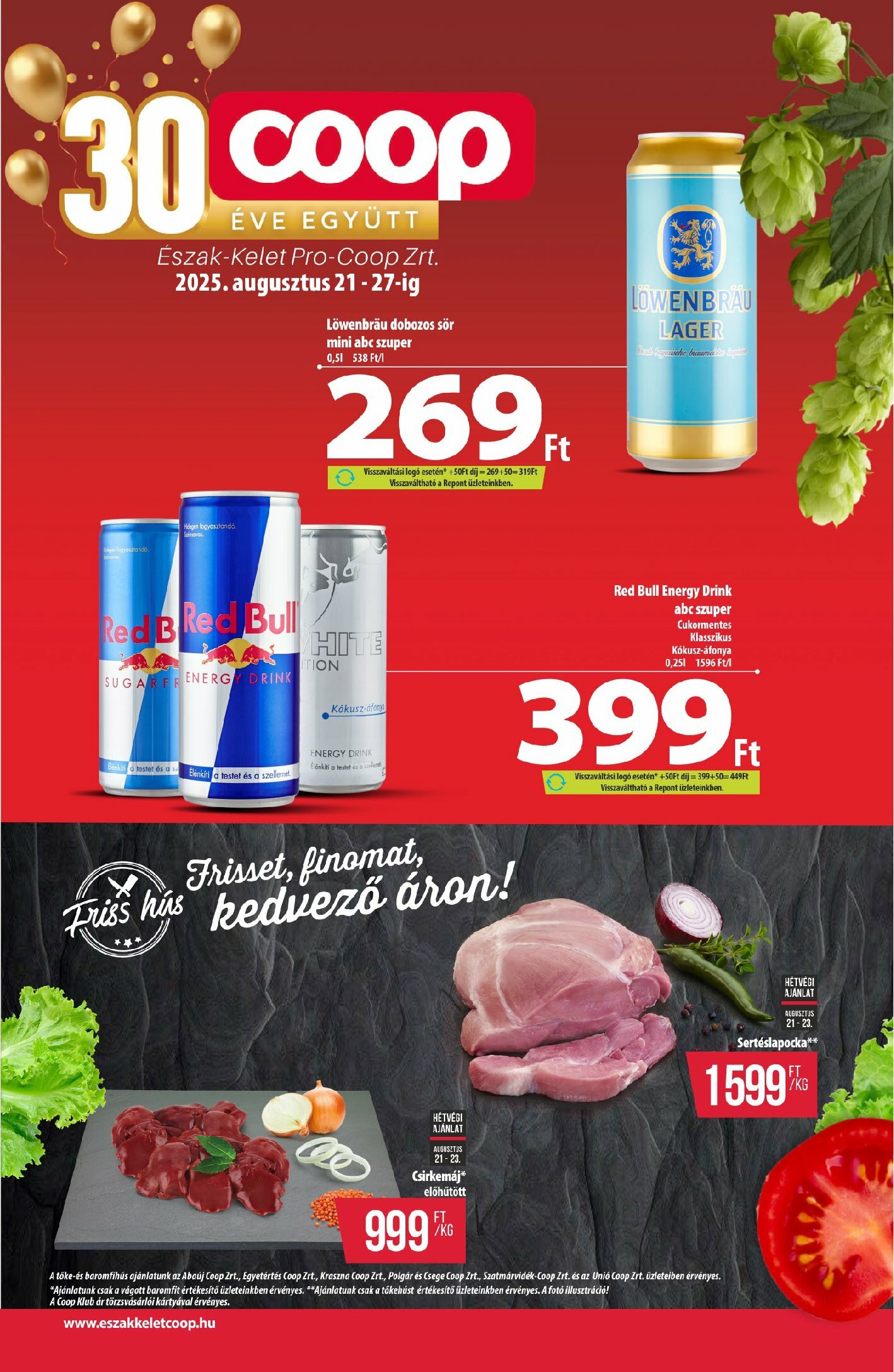 coop - Coop - Észak-Kelet akciós újság, érvényes 08.21. - 08.27.