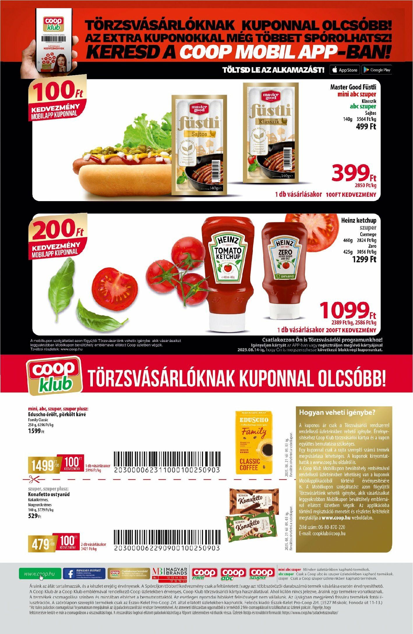 coop - Coop - Észak-Kelet akciós újság, érvényes 08.21. - 08.27. - page: 8