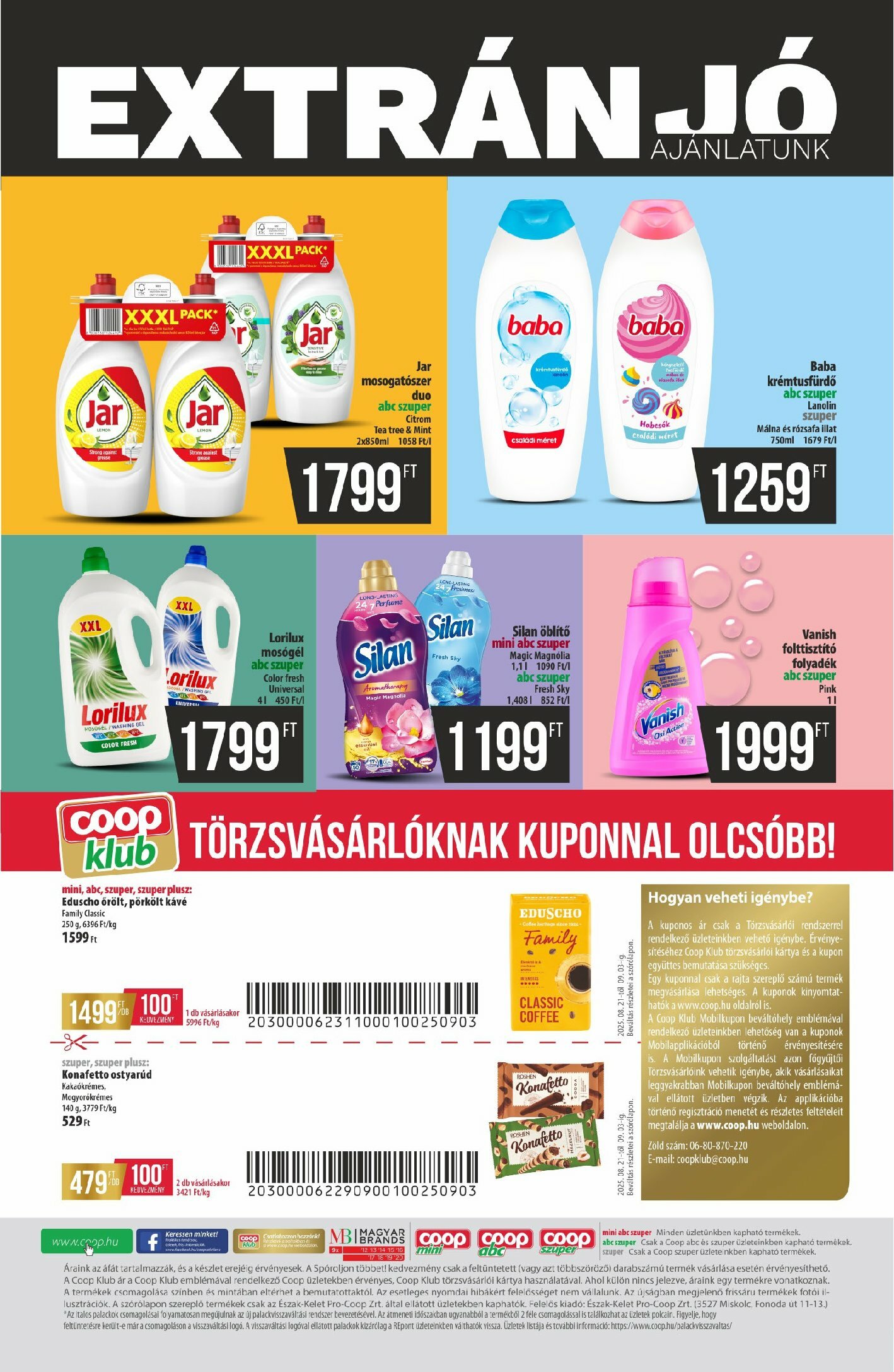 coop - Coop - Észak-Kelet akciós újság, érvényes 08.28. - 09.03. - page: 7