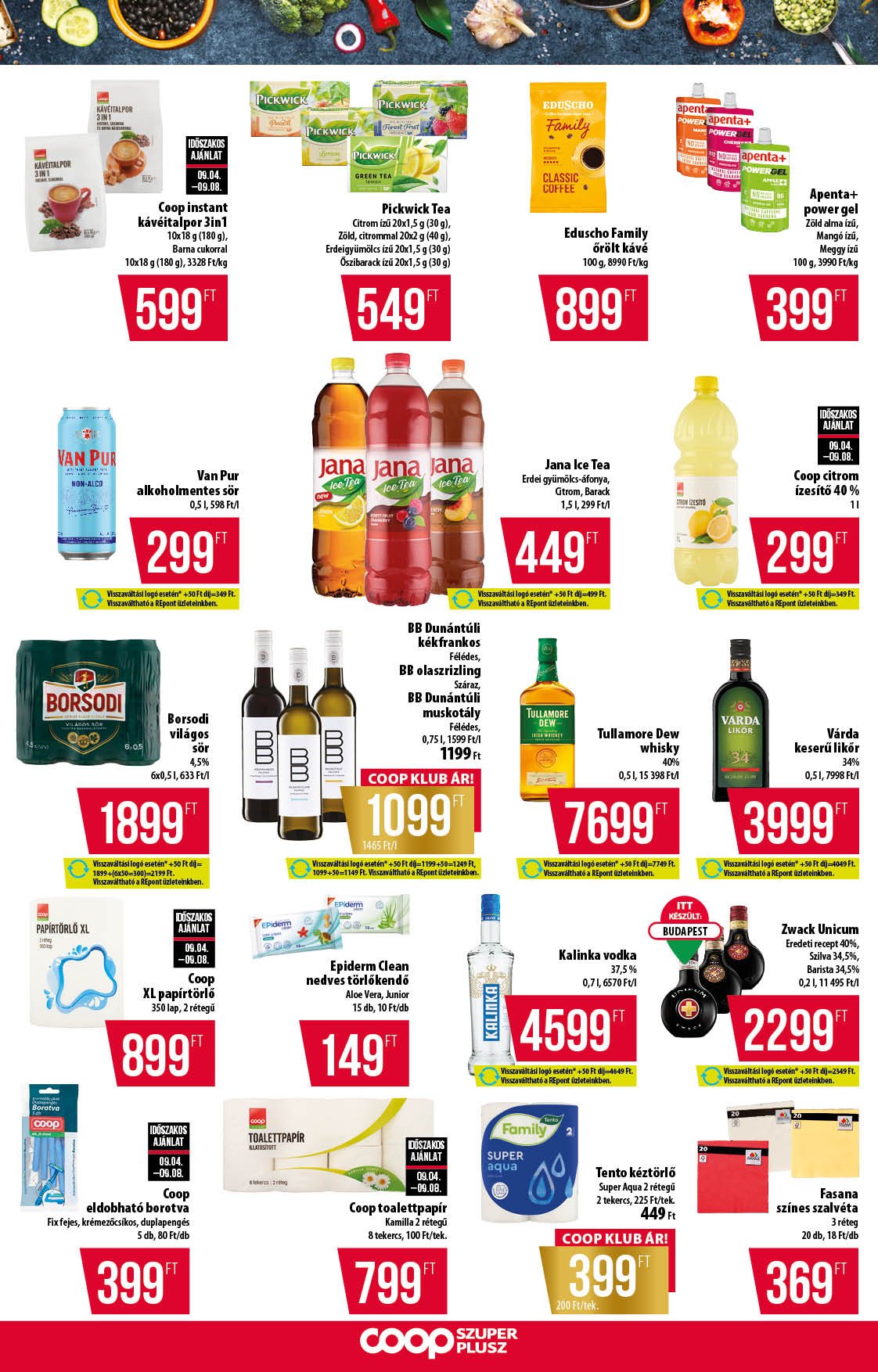 coop - Coop - Alföld Szuper Plusz akciós újság, érvényes 09.04. - 09.10. - page: 11