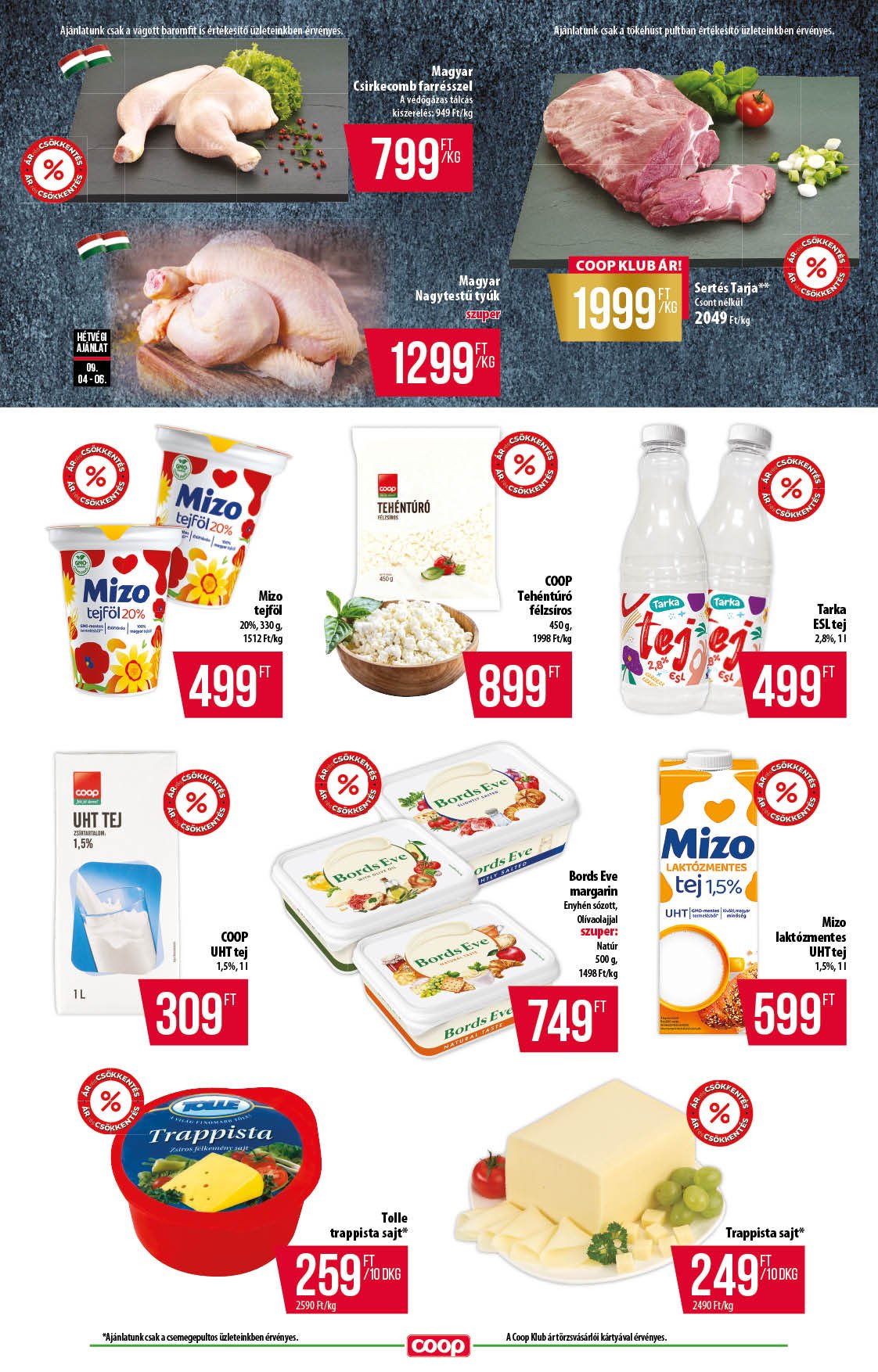 coop - Coop - Alföld Szuper Plusz akciós újság, érvényes 09.04. - 09.10. - page: 8