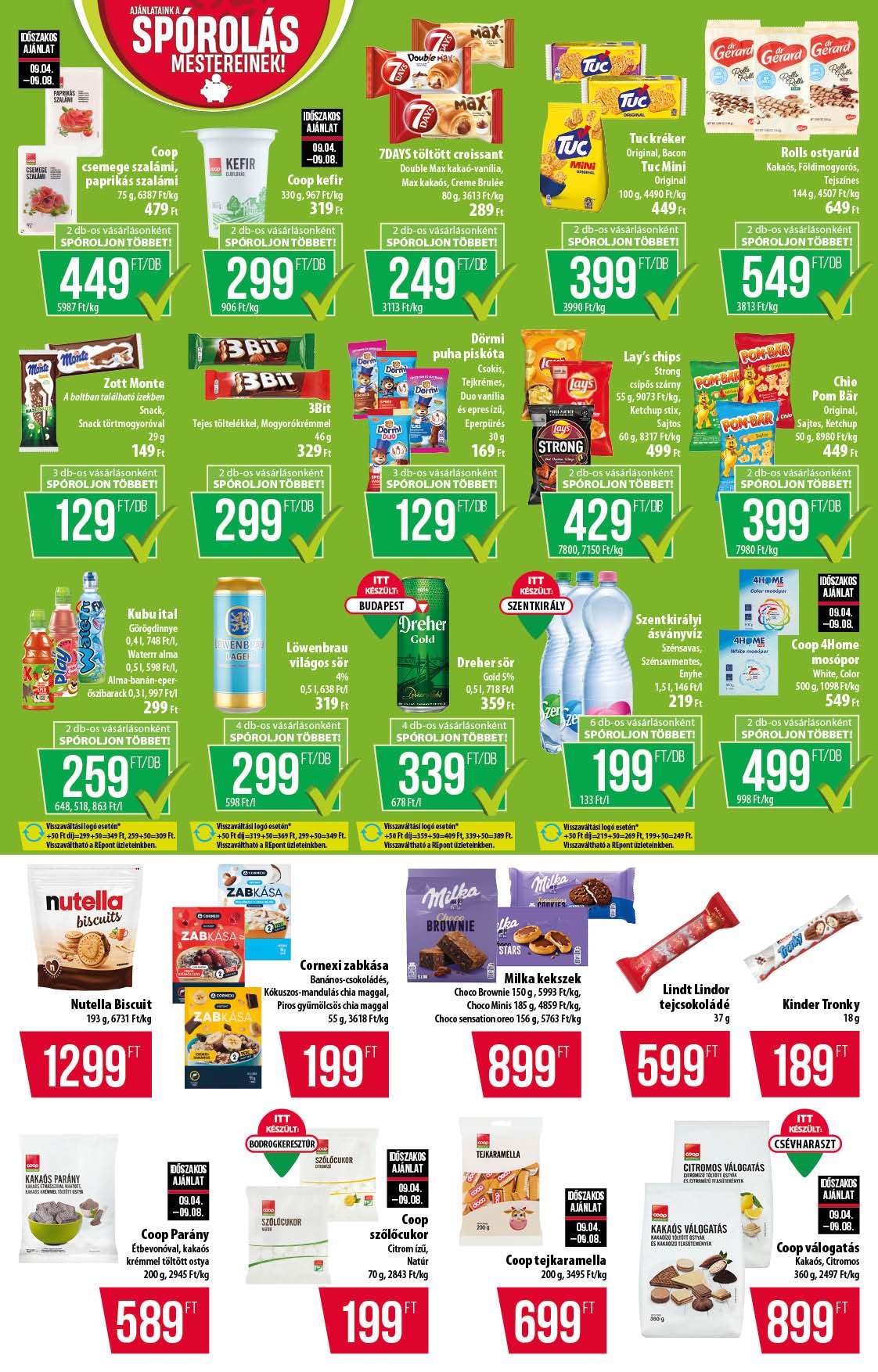 coop - Coop - Alföld Szuper Plusz akciós újság, érvényes 09.04. - 09.10. - page: 6