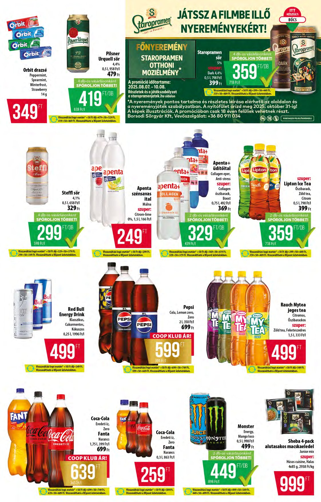 coop - Coop - Abc-Szuper akciós újság, érvényes 09.11. - 09.17. - page: 10