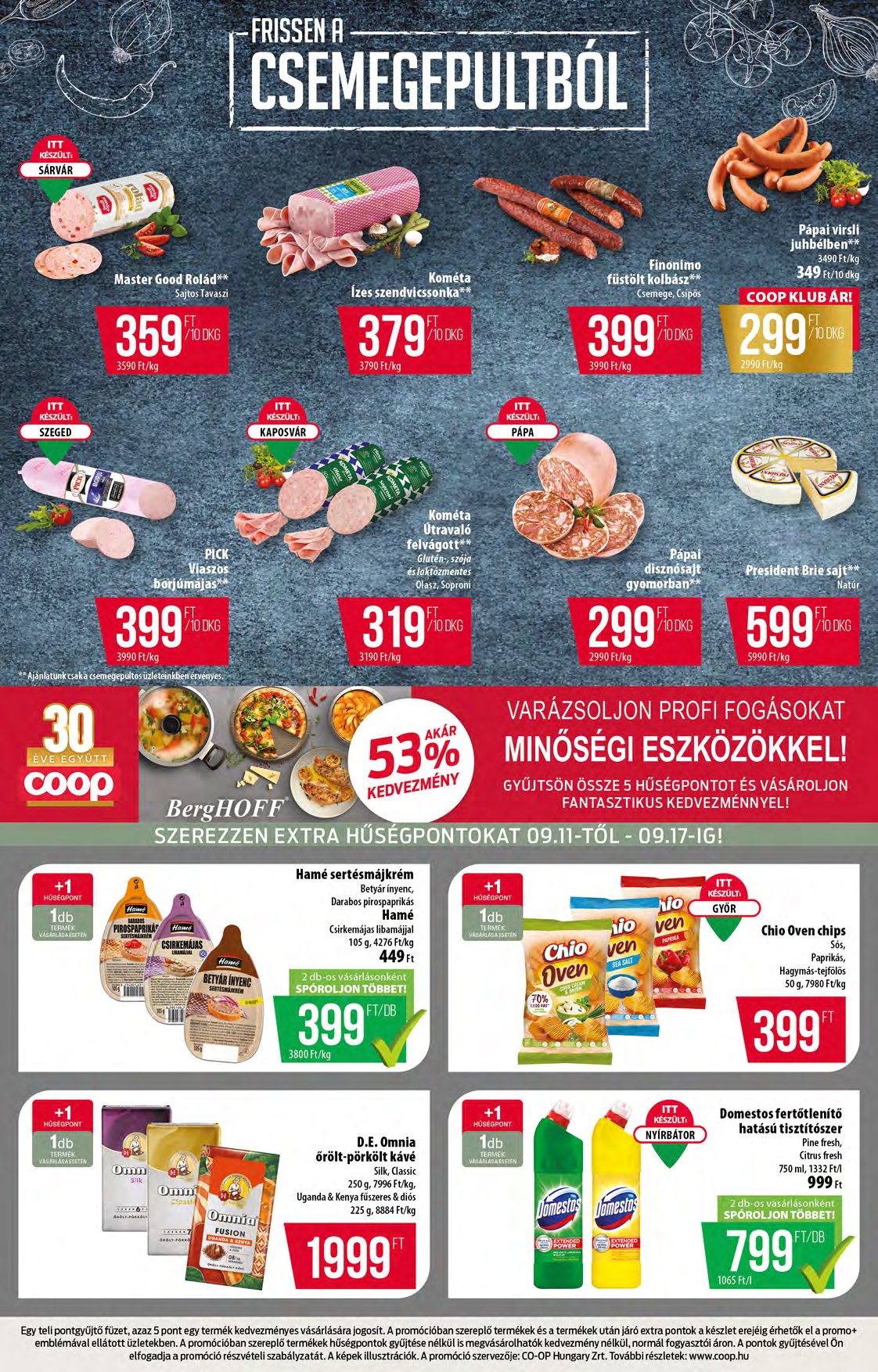 coop - Coop - Tisza Szuper Plusz akciós újság, érvényes 09.11. - 09.17. - page: 2