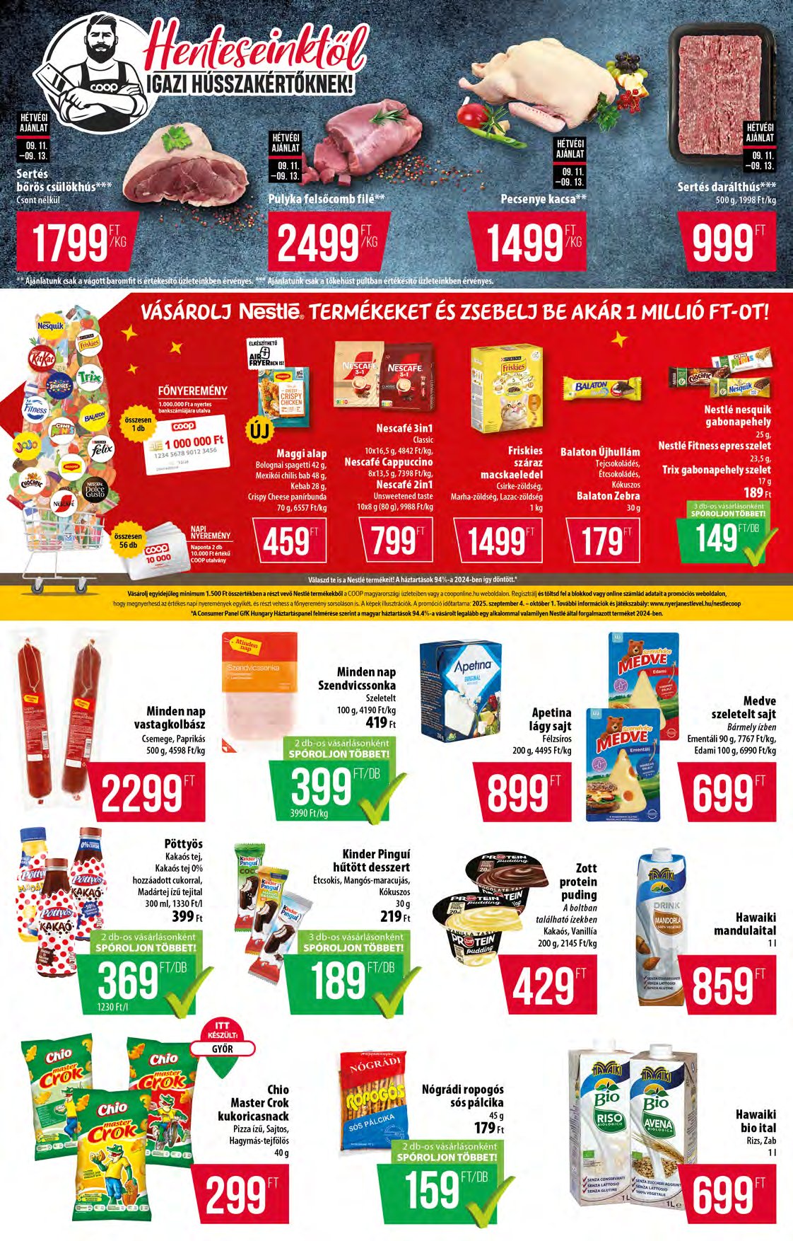 coop - Coop - Tisza Szuper Plusz akciós újság, érvényes 09.11. - 09.17. - page: 3