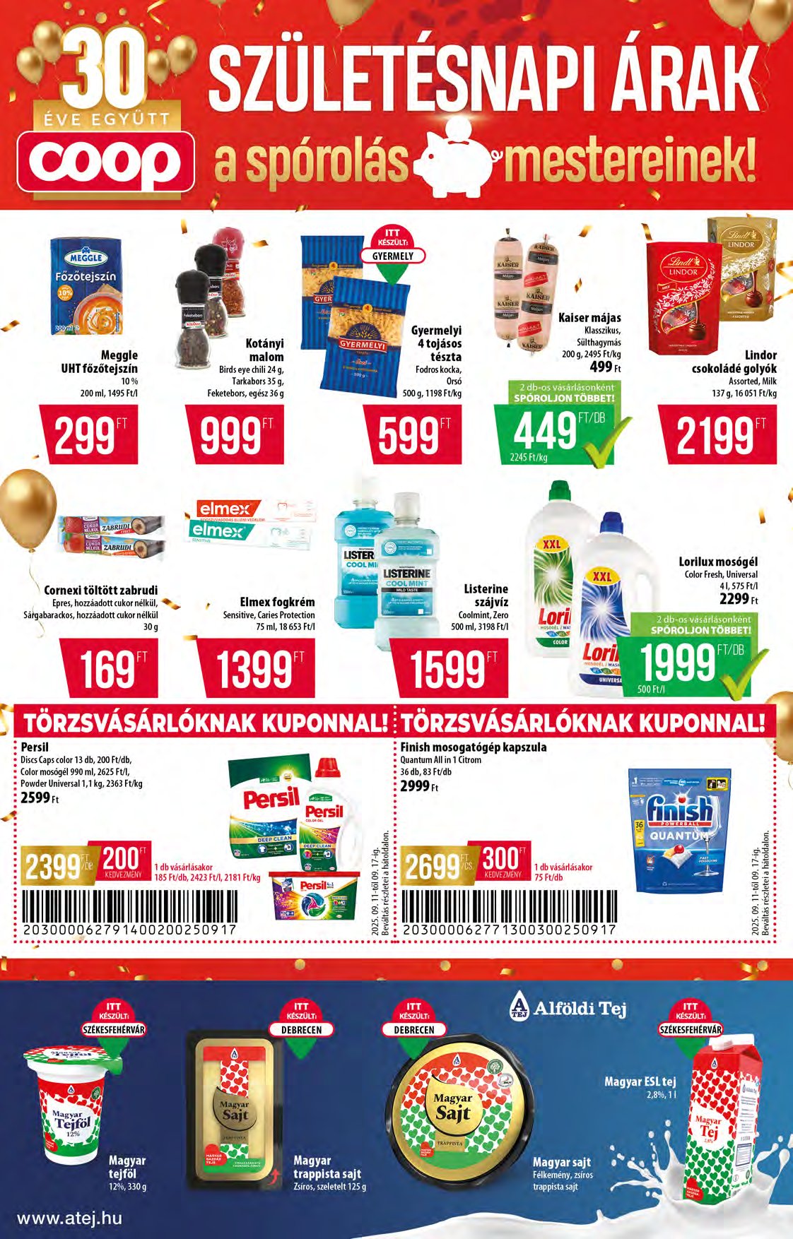 coop - Coop - Tisza Szuper Plusz akciós újság, érvényes 09.11. - 09.17. - page: 6