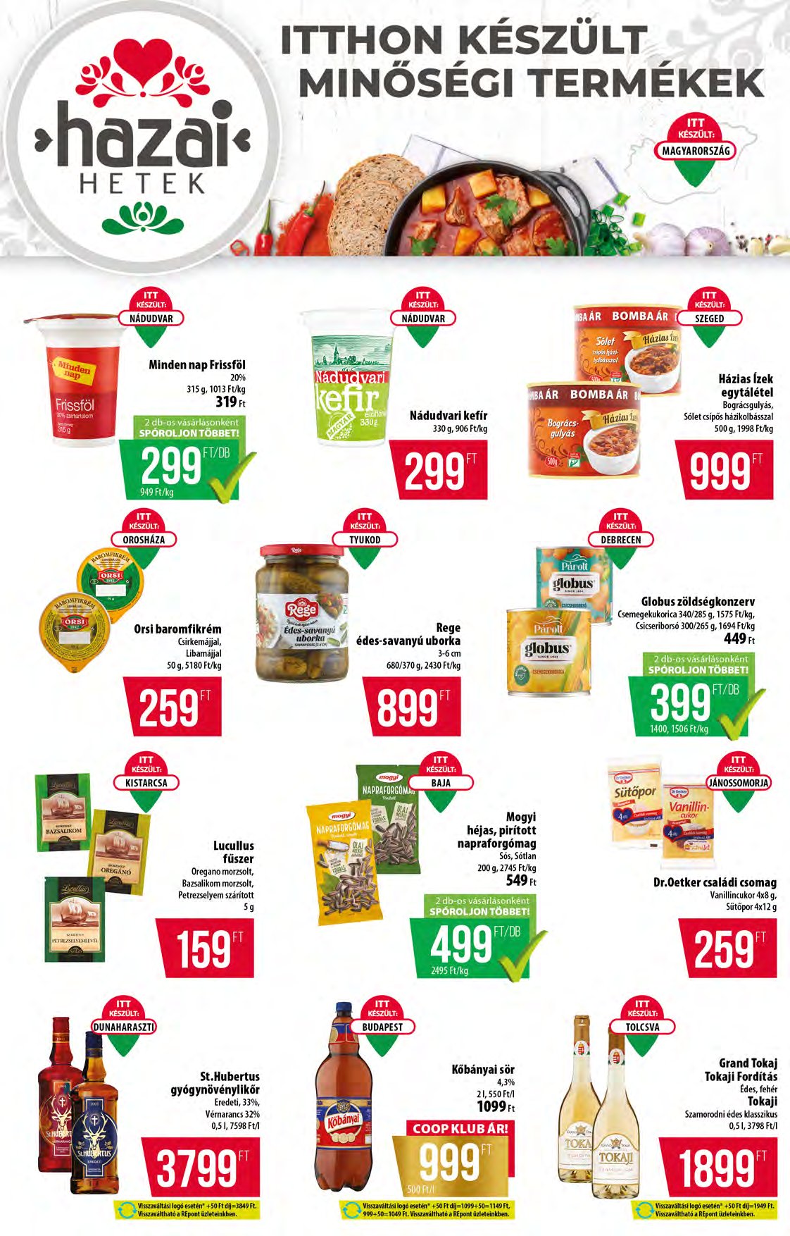 coop - Coop - Tisza Szuper Plusz akciós újság, érvényes 09.11. - 09.17. - page: 4