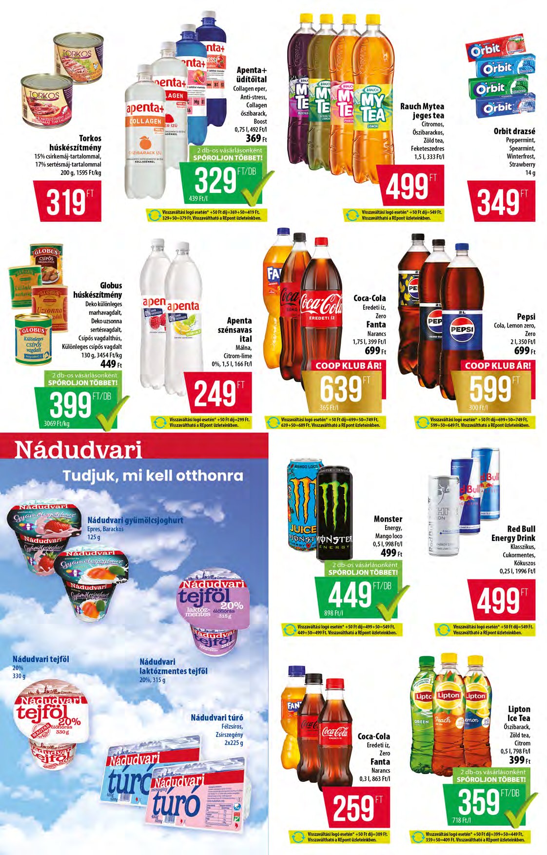 coop - Coop - Tisza Szuper Plusz akciós újság, érvényes 09.11. - 09.17. - page: 10