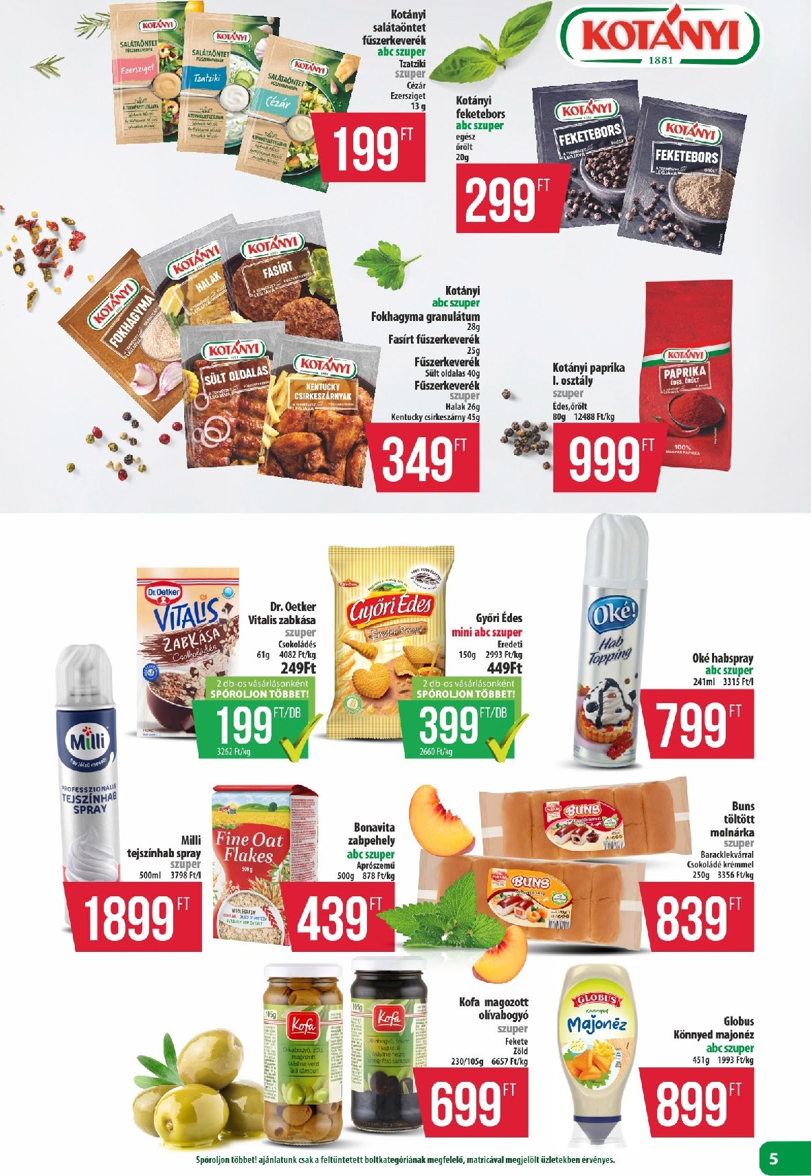 coop - Coop - Észak-Kelet akciós újság, érvényes 09.18. - 09.24. - page: 5