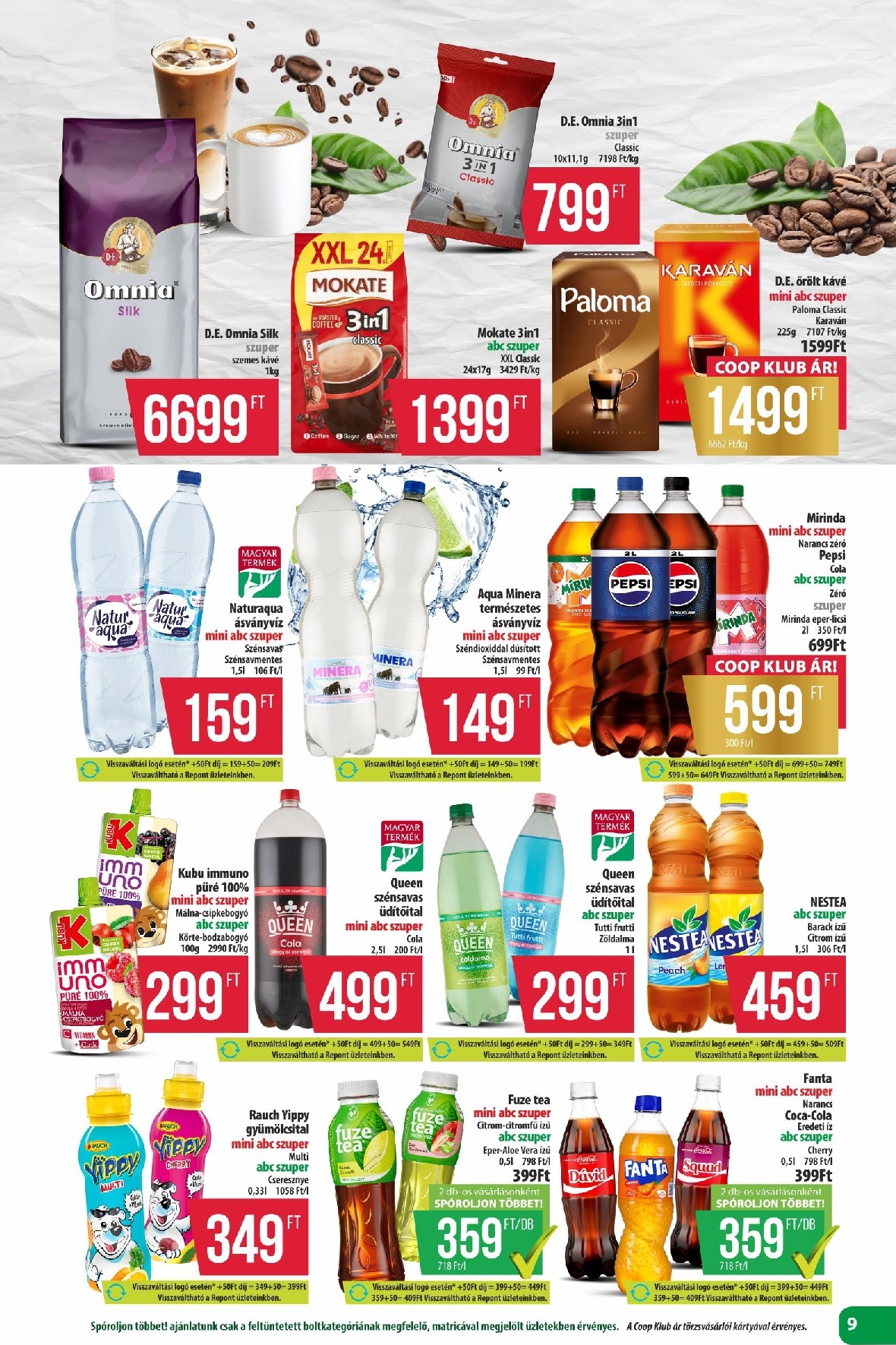 coop - Coop - Észak-Kelet akciós újság, érvényes 09.18. - 09.24. - page: 9