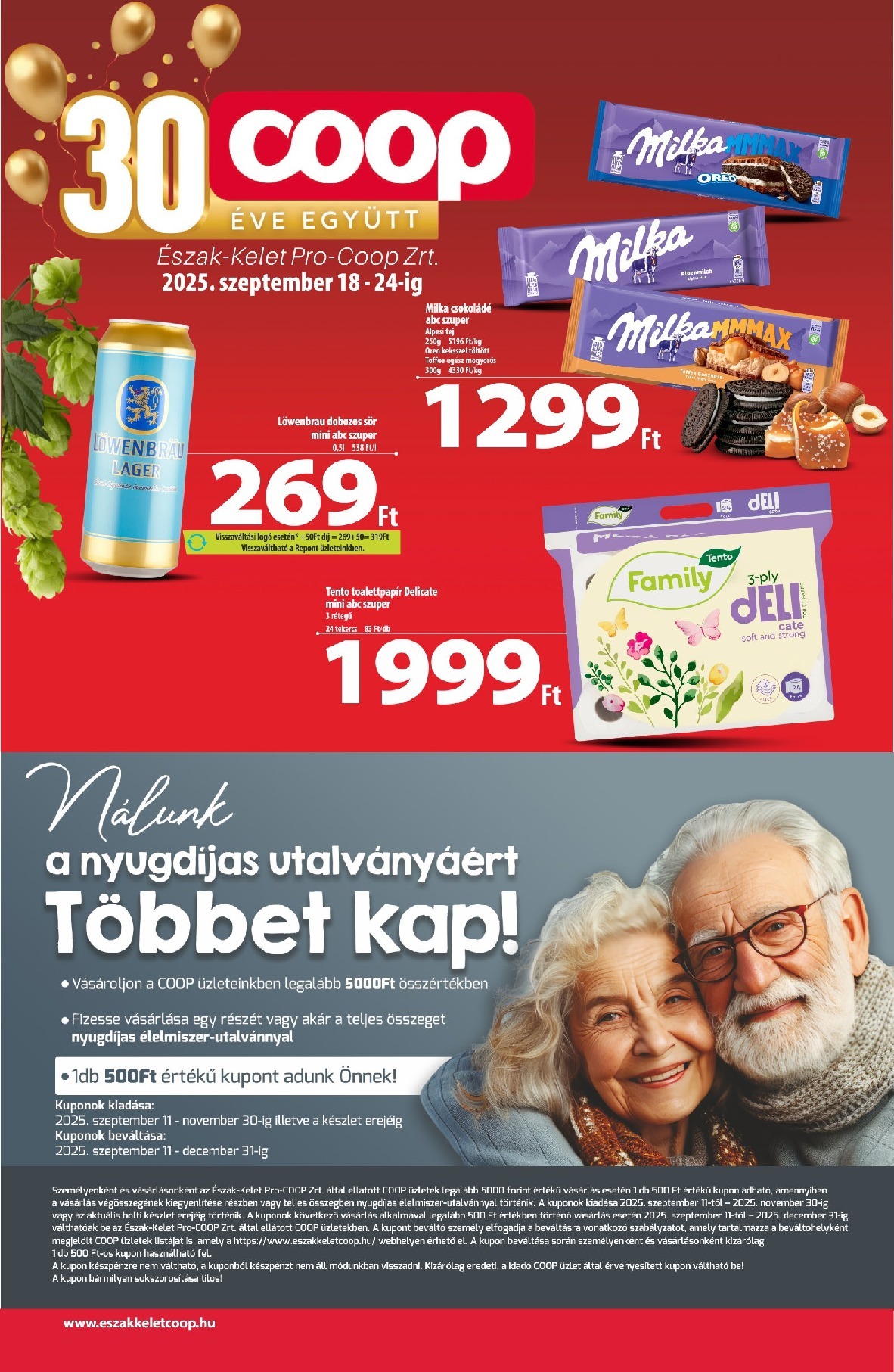 coop - Coop - Észak-Kelet akciós újság, érvényes 09.18. - 09.24.