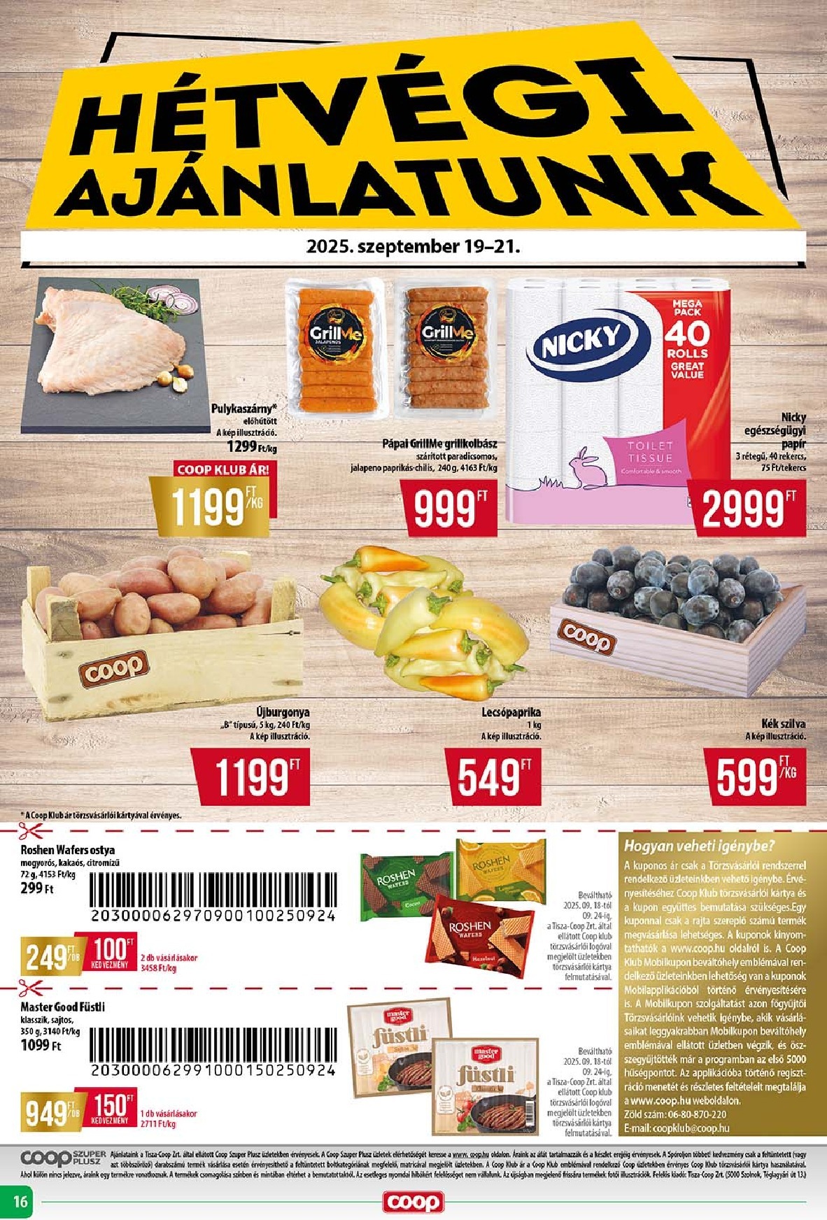 coop - Coop - Szuper Plusz akciós újság, érvényes 09.18. - 09.24. - page: 16