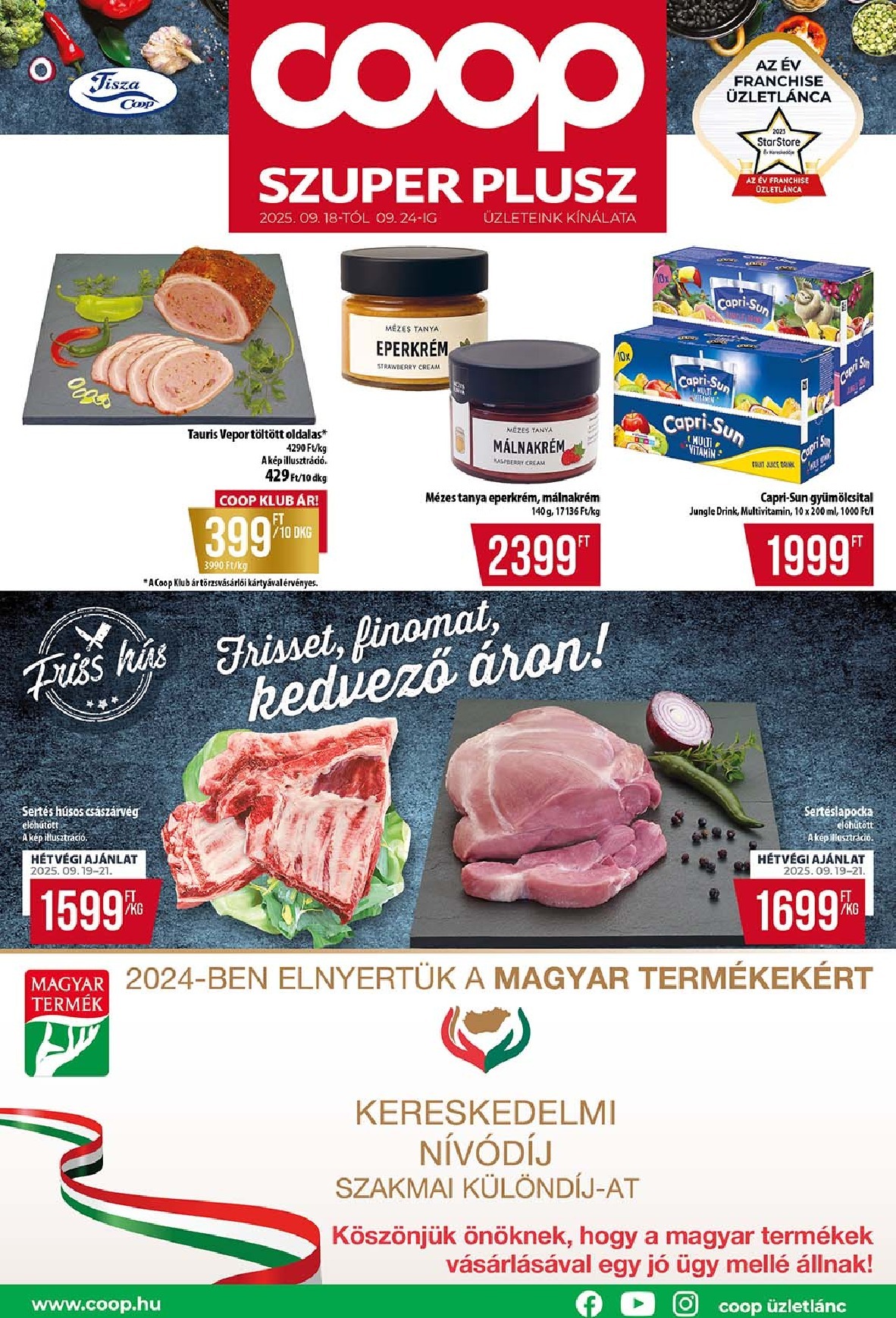 coop - Coop - Szuper Plusz akciós újság, érvényes 09.18. - 09.24.