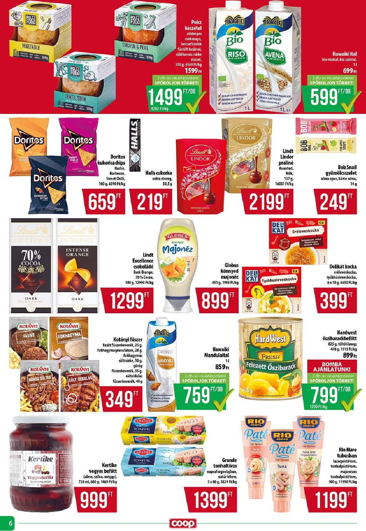 coop - Coop - Szuper Plusz akciós újság, érvényes 09.18. - 09.24. - page: 6