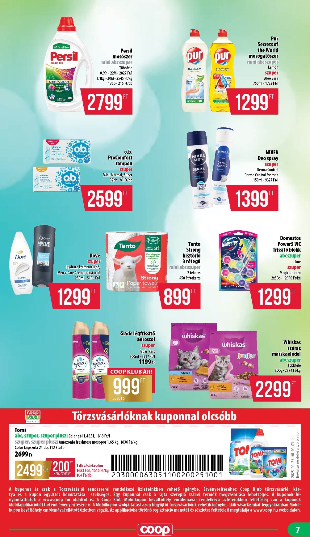 coop - Coop - Mecsek akciós újság, érvényes 09.25. - 10.01. - page: 7