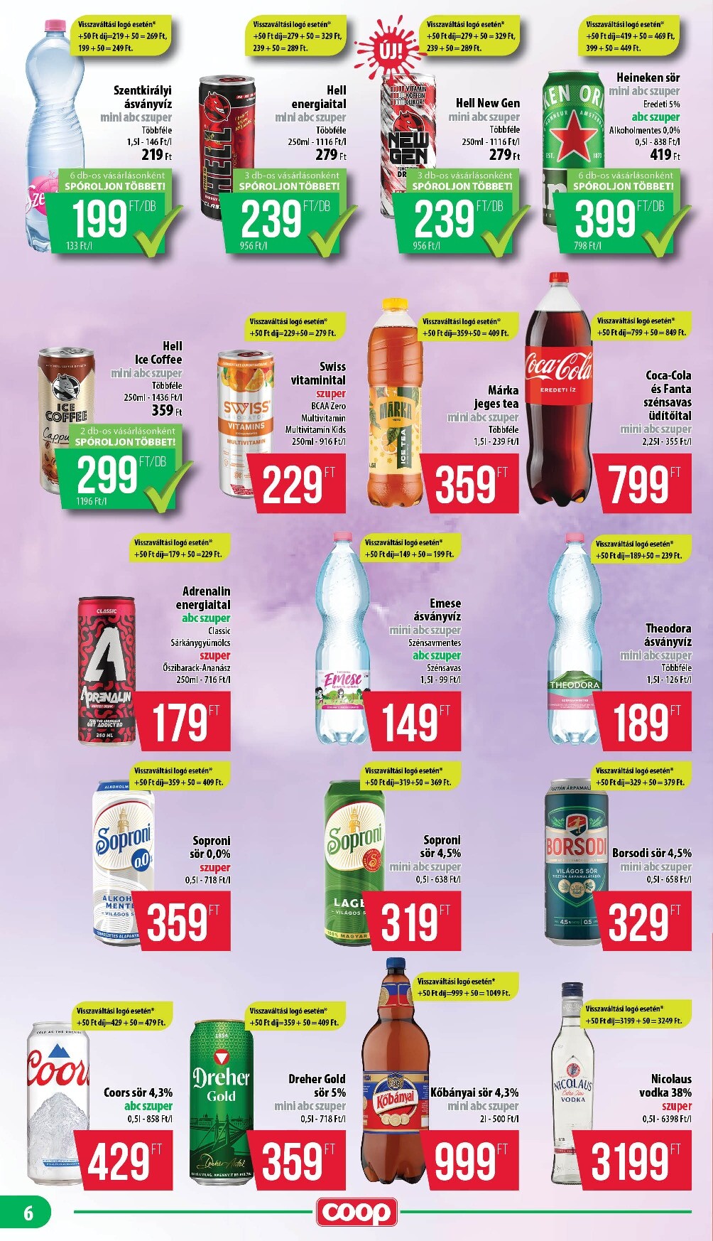 coop - Coop - Mecsek akciós újság, érvényes 09.25. - 10.01. - page: 6
