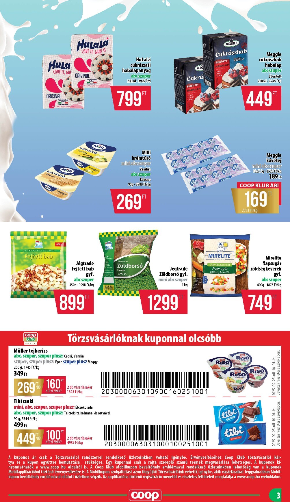coop - Coop - Mecsek akciós újság, érvényes 09.25. - 10.01. - page: 3