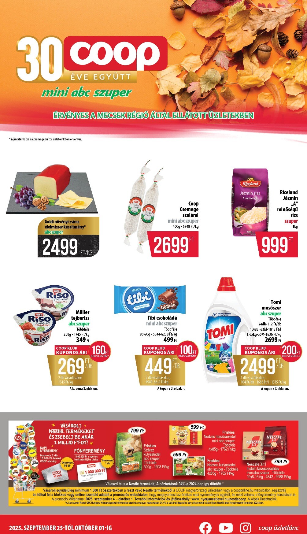 coop - Coop - Mecsek akciós újság, érvényes 09.25. - 10.01.