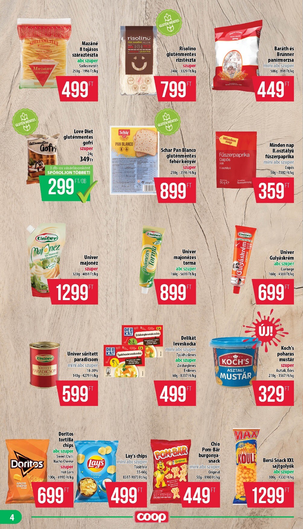 coop - Coop - Mecsek akciós újság, érvényes 09.25. - 10.01. - page: 4