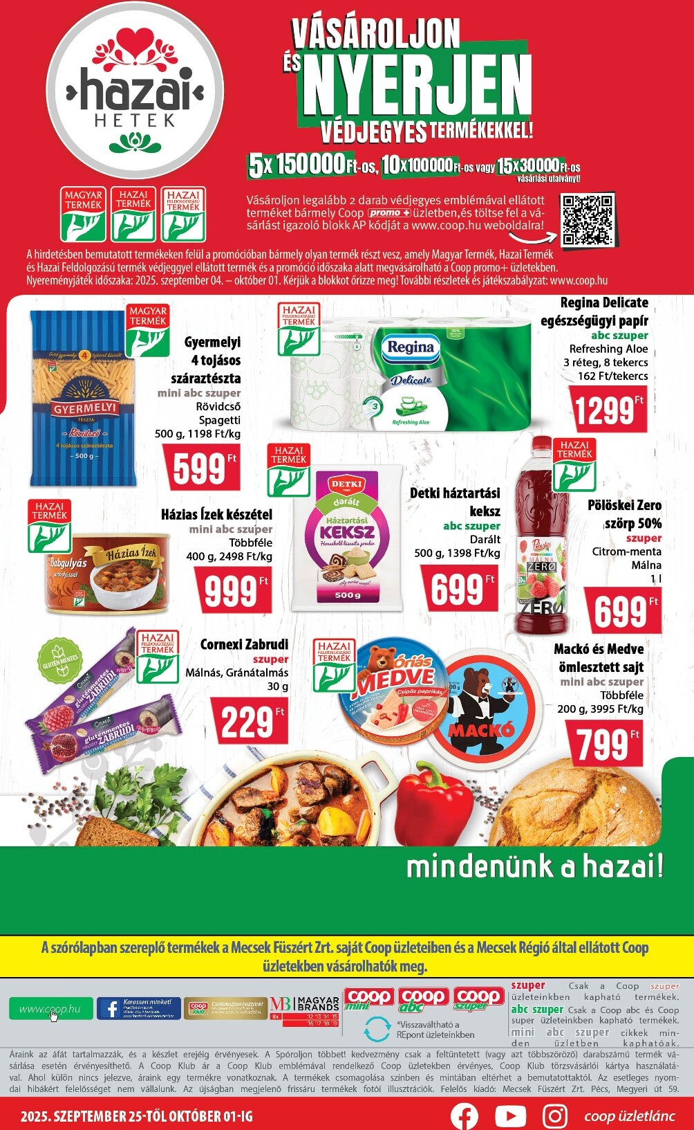 coop - Coop - Mecsek akciós újság, érvényes 09.25. - 10.01. - page: 8