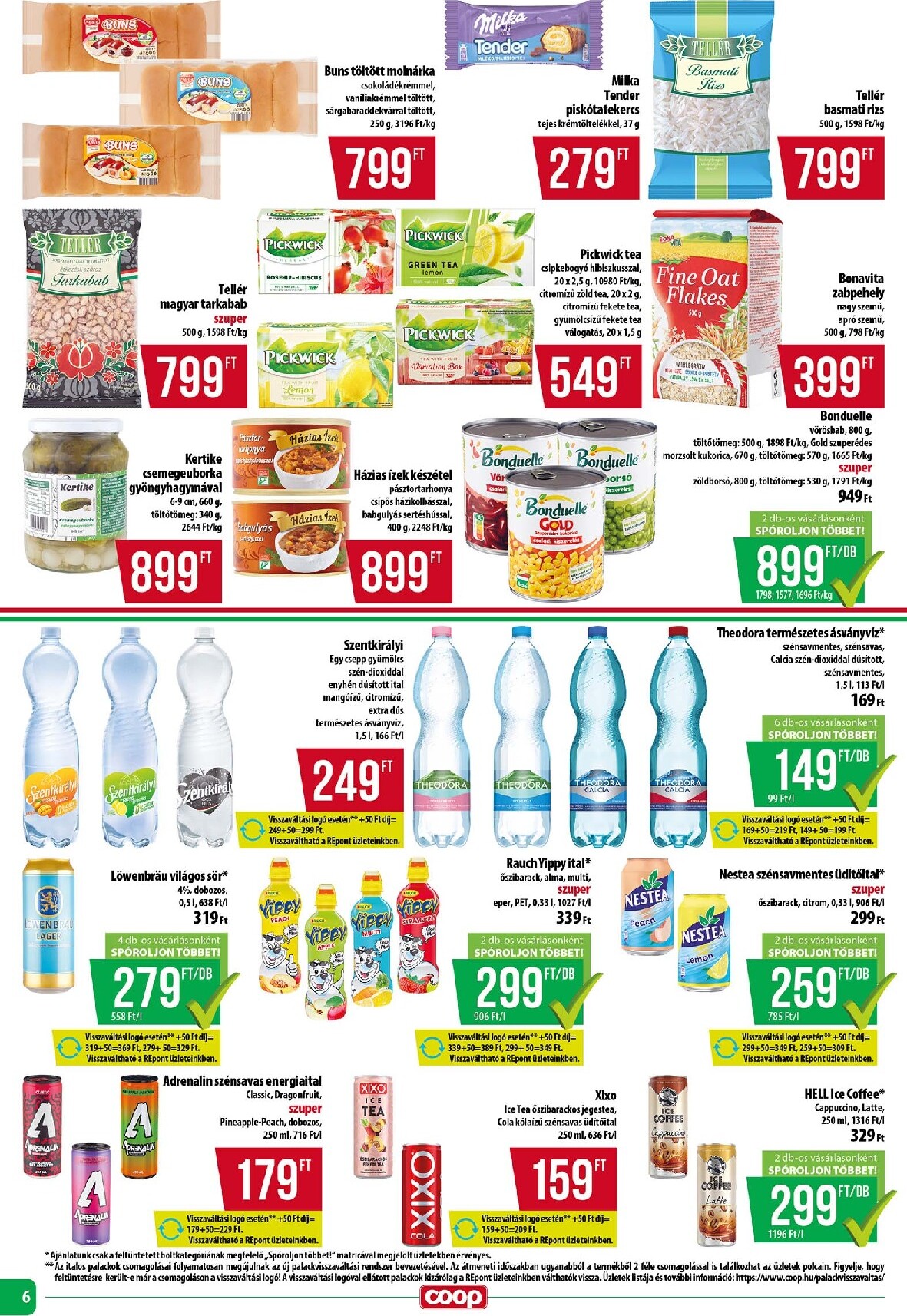 coop - Coop - Tisza - Abc-Szuper akciós újság, érvényes 09.25. - 10.01. - page: 6