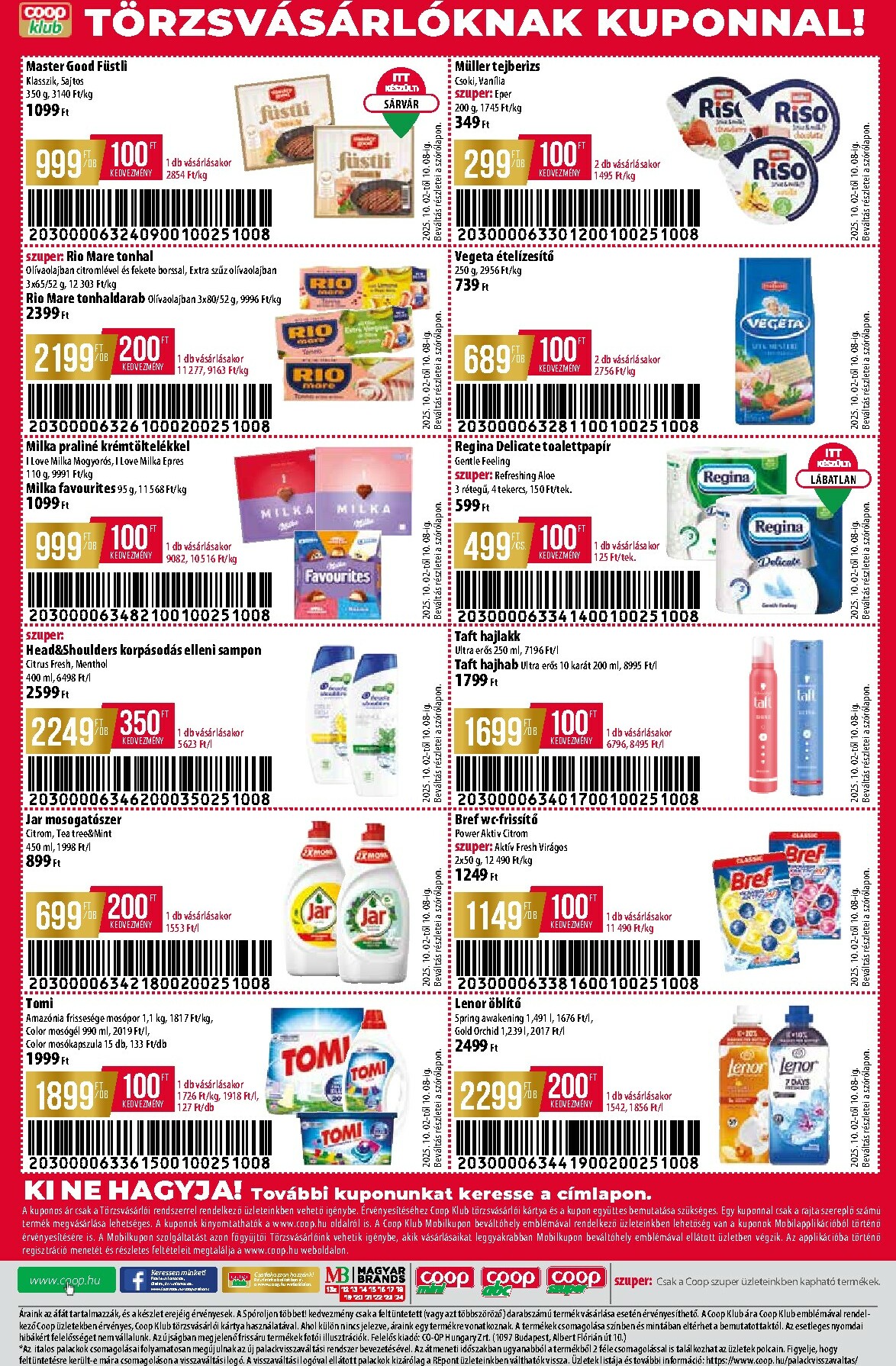 coop - Coop - Alföld - Abc-Szuper akciós újság, érvényes 10.02. - 10.08. - page: 8