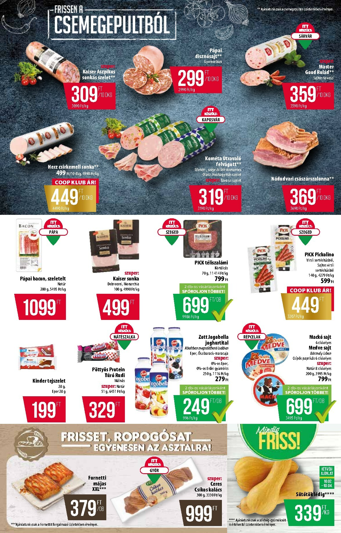 coop - Coop - Alföld - Abc-Szuper akciós újság, érvényes 10.02. - 10.08. - page: 2