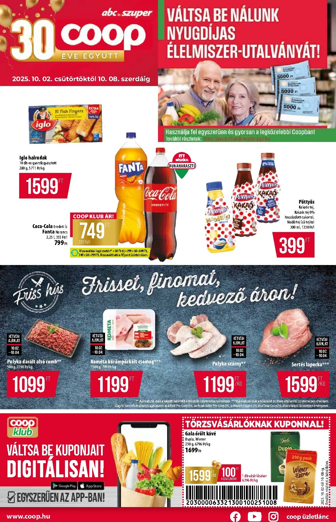 coop - Coop - Abc-Szuper akciós újság, érvényes 10.02. - 10.08.