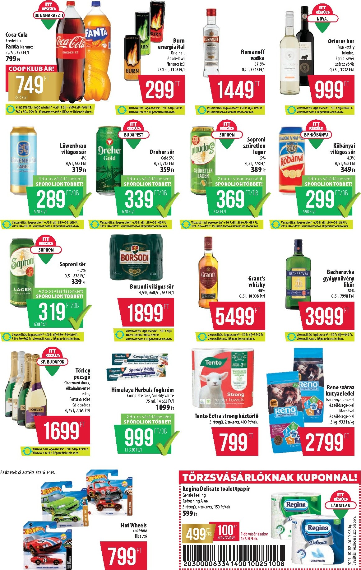 coop - Coop - Észak-Kelet - Szuper Plusz akciós újság, érvényes 10.02. - 10.08. - page: 11