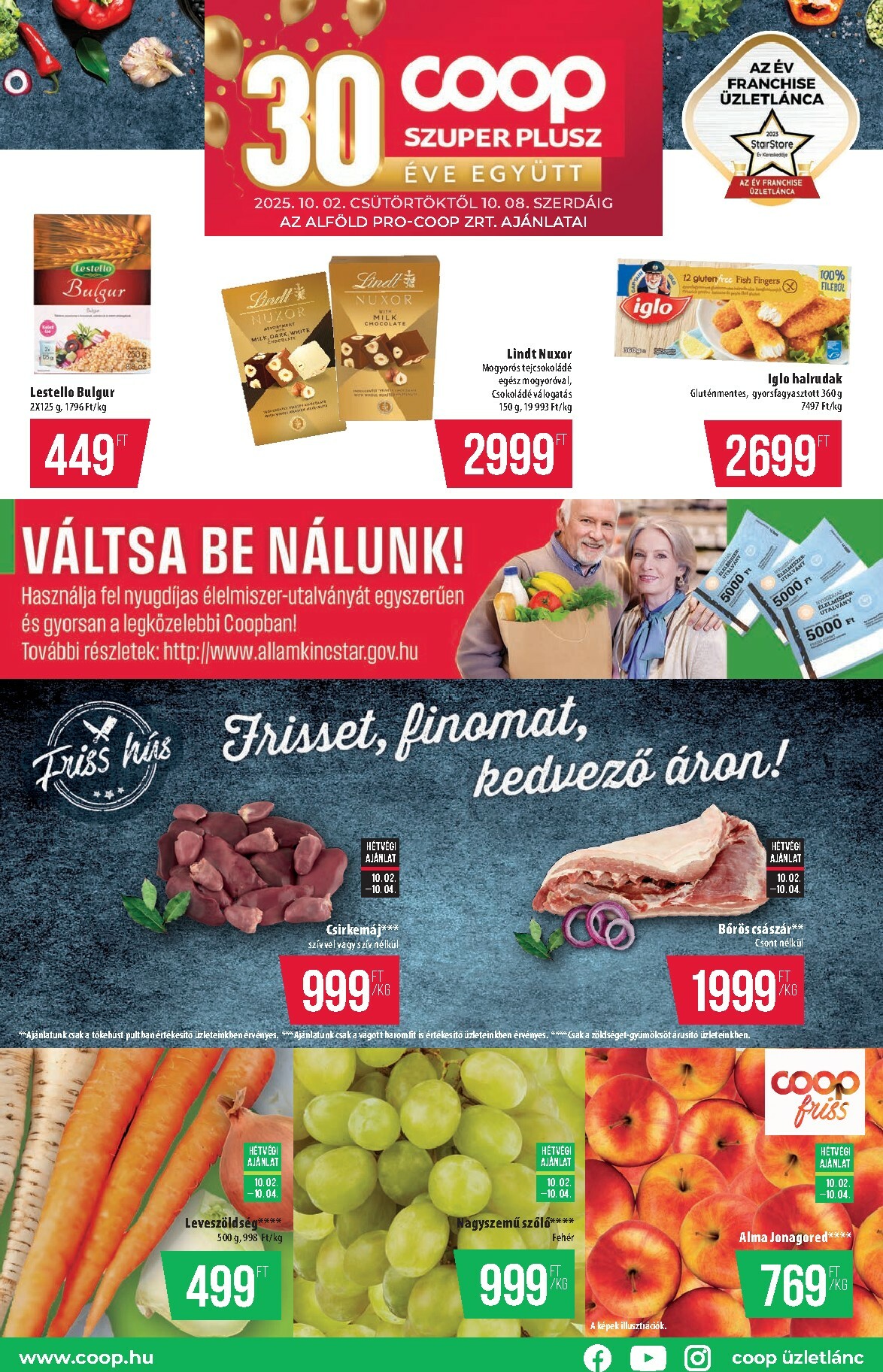 coop - Coop - Alföld - Szuper Plusz akciós újság, érvényes 10.02. - 10.08.