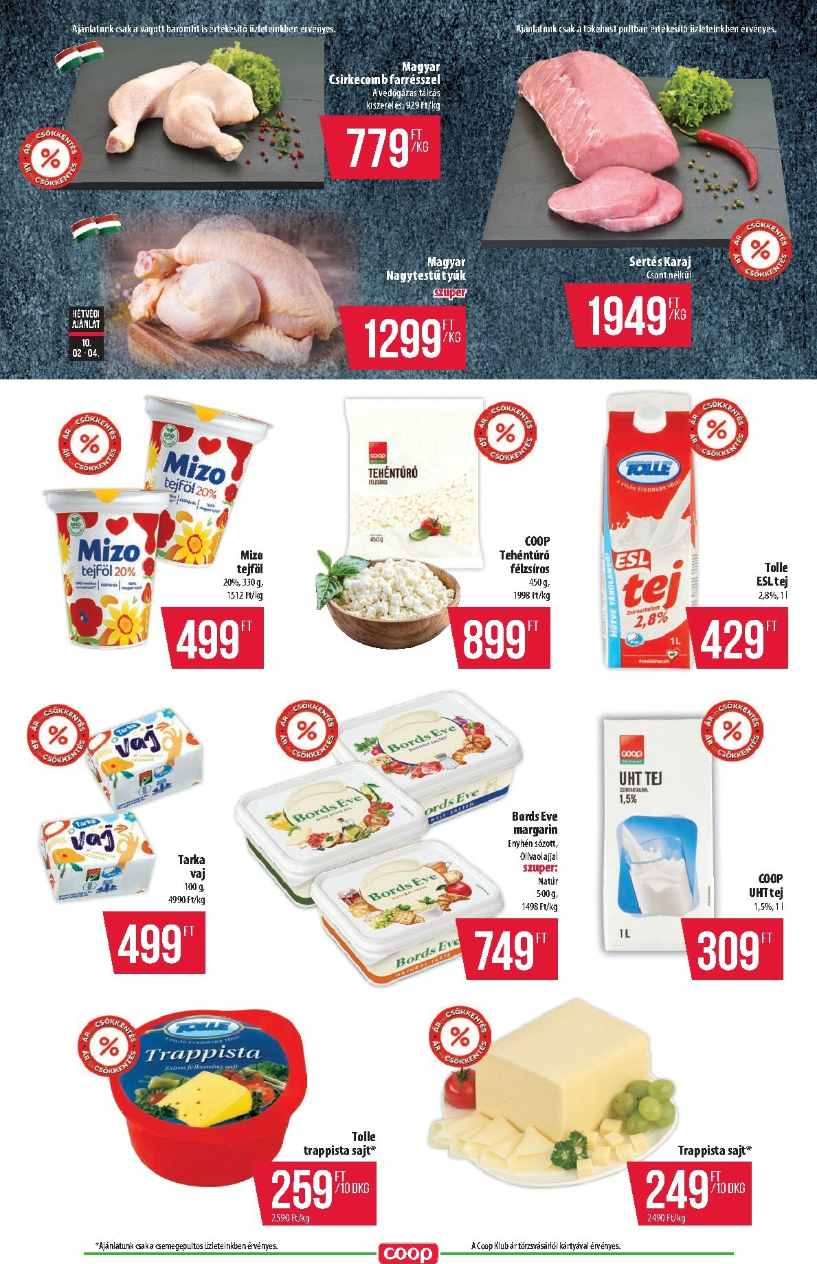 coop - Coop - Alföld - Szuper Plusz akciós újság, érvényes 10.02. - 10.08. - page: 9